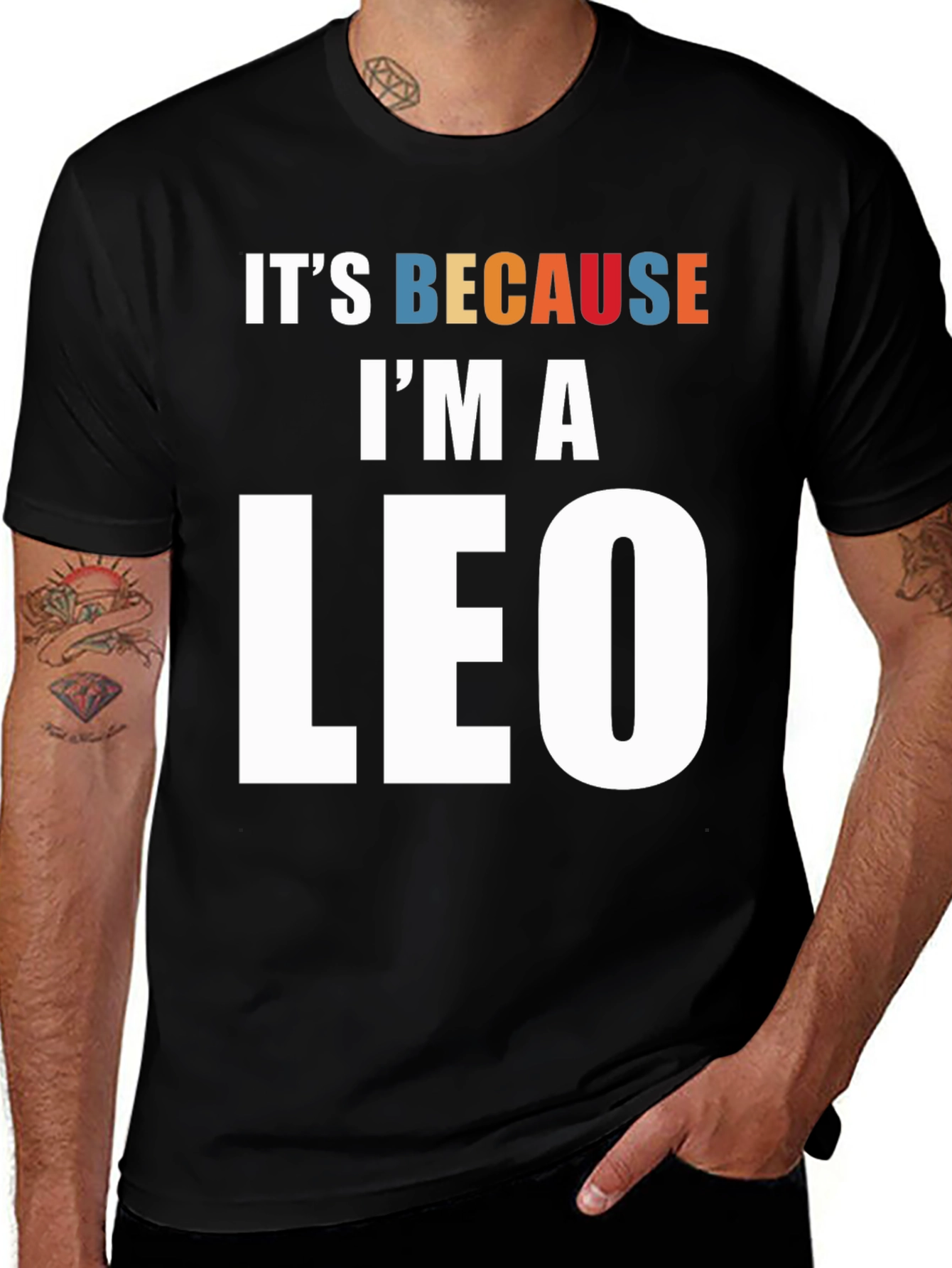 Variant 12 of It's Because I'm a Leo Zodiac Sign T-Shirt