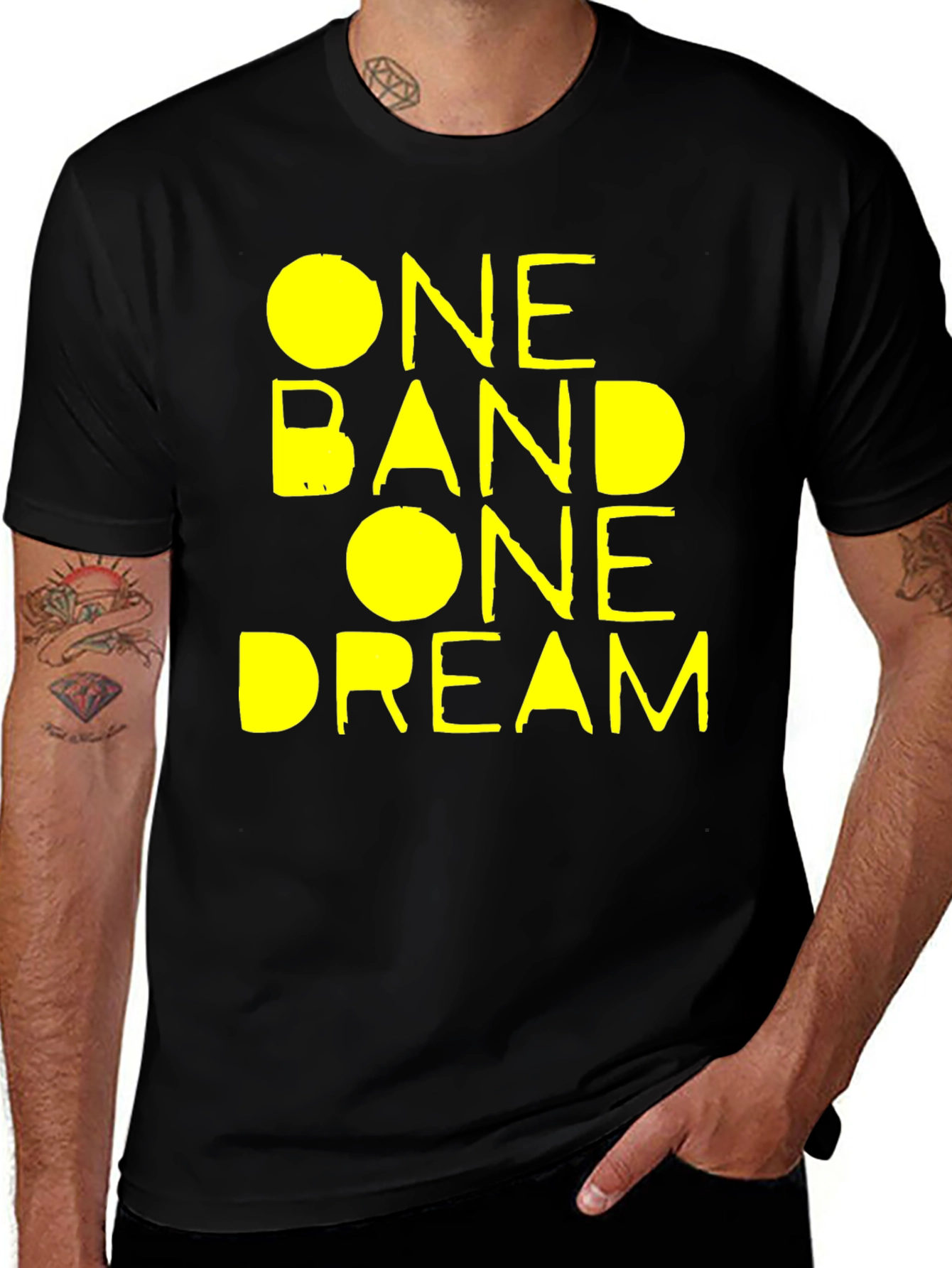 Variant 10 of One Band One Dream Graphic T-Shirt - Black