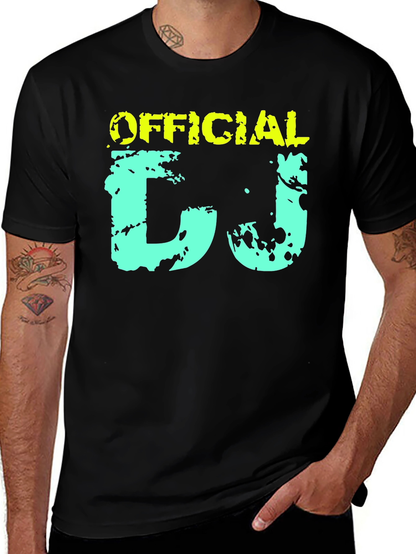 Official DJ Graphic Tee - Black