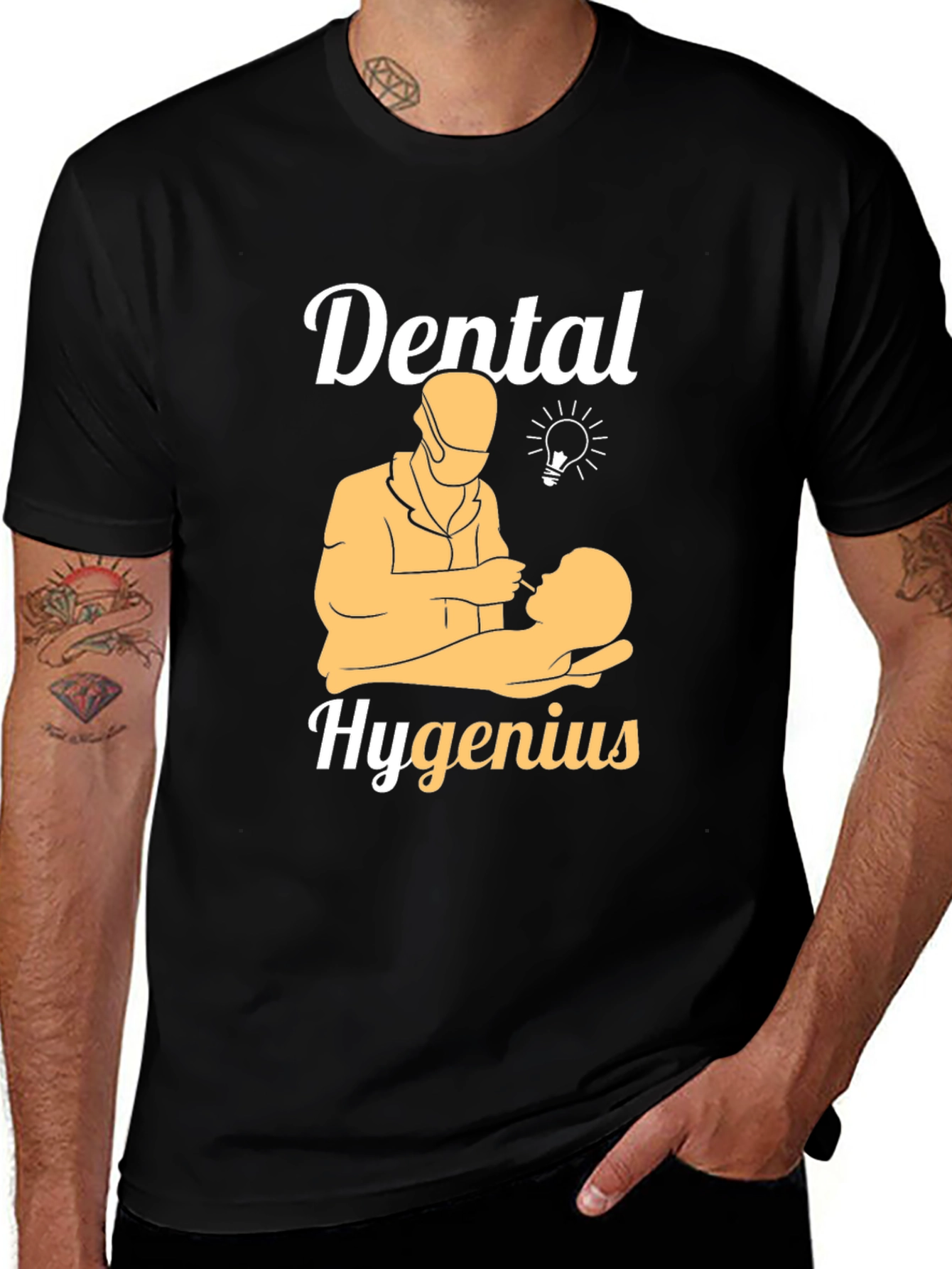 Variant 29 of Dental Hygenius T-Shirt Dentist Humor Tee