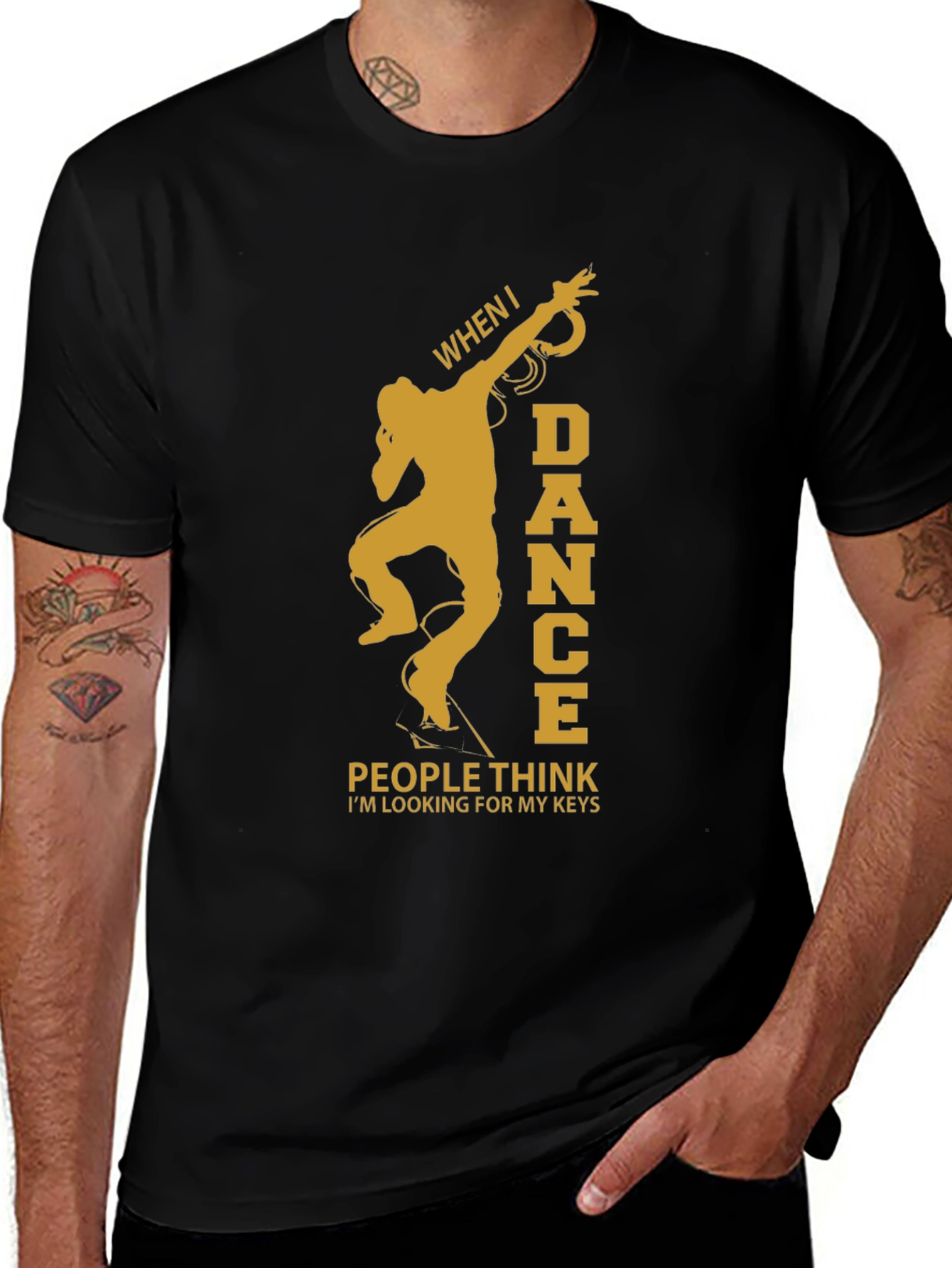 Variant 9 of Dance Funny T-Shirt: When I Dance People Think I'm Looking for My Keys