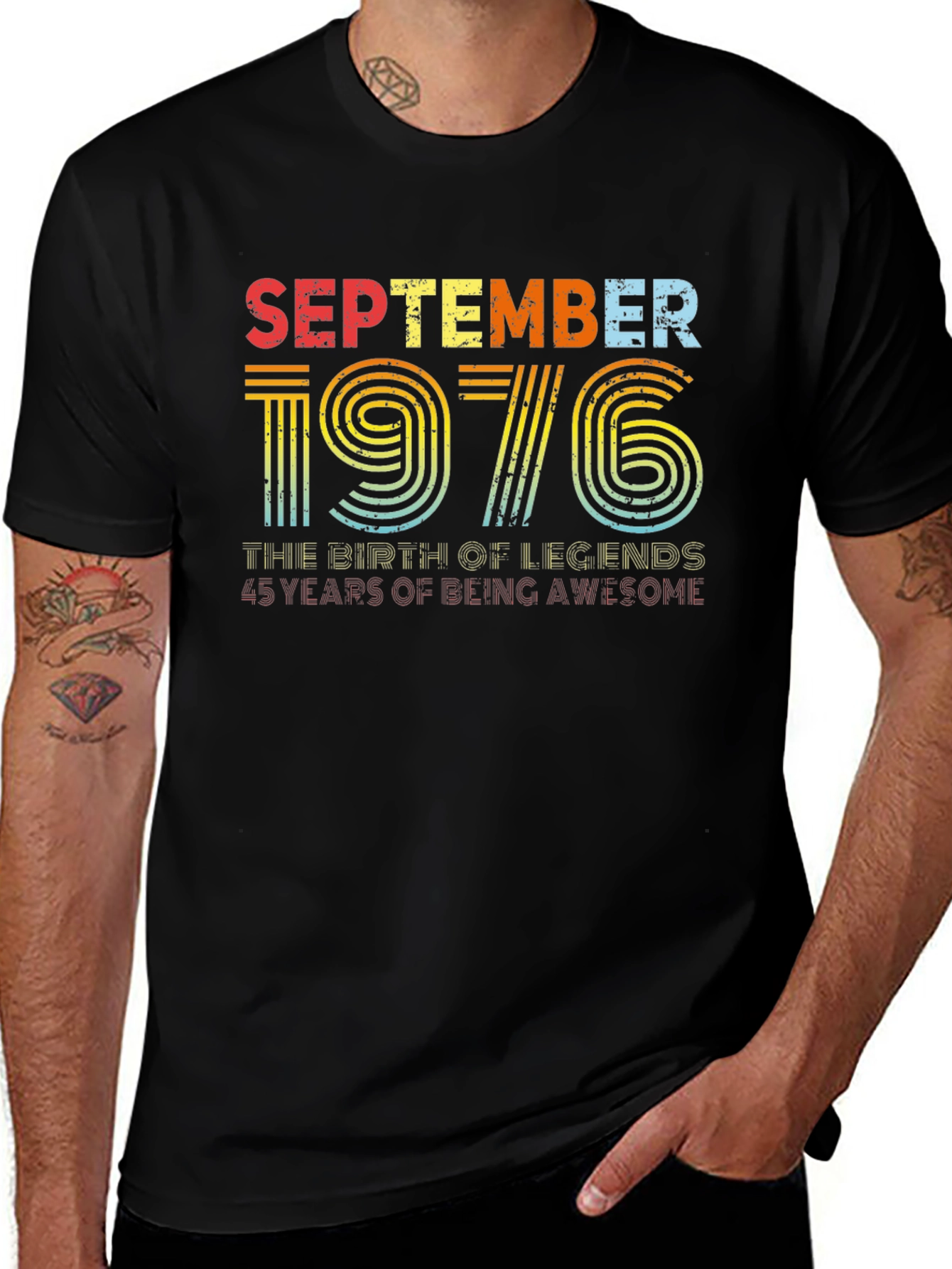 Variant 19 of September 1976 Birthday Legend T-Shirt