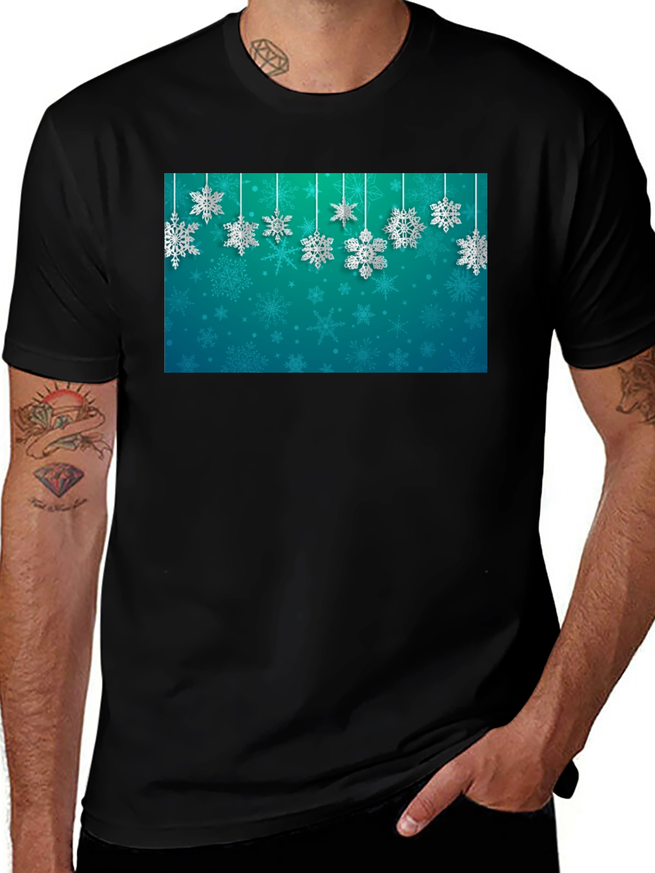 Variant 24 of Snowflake Holiday T-Shirt
