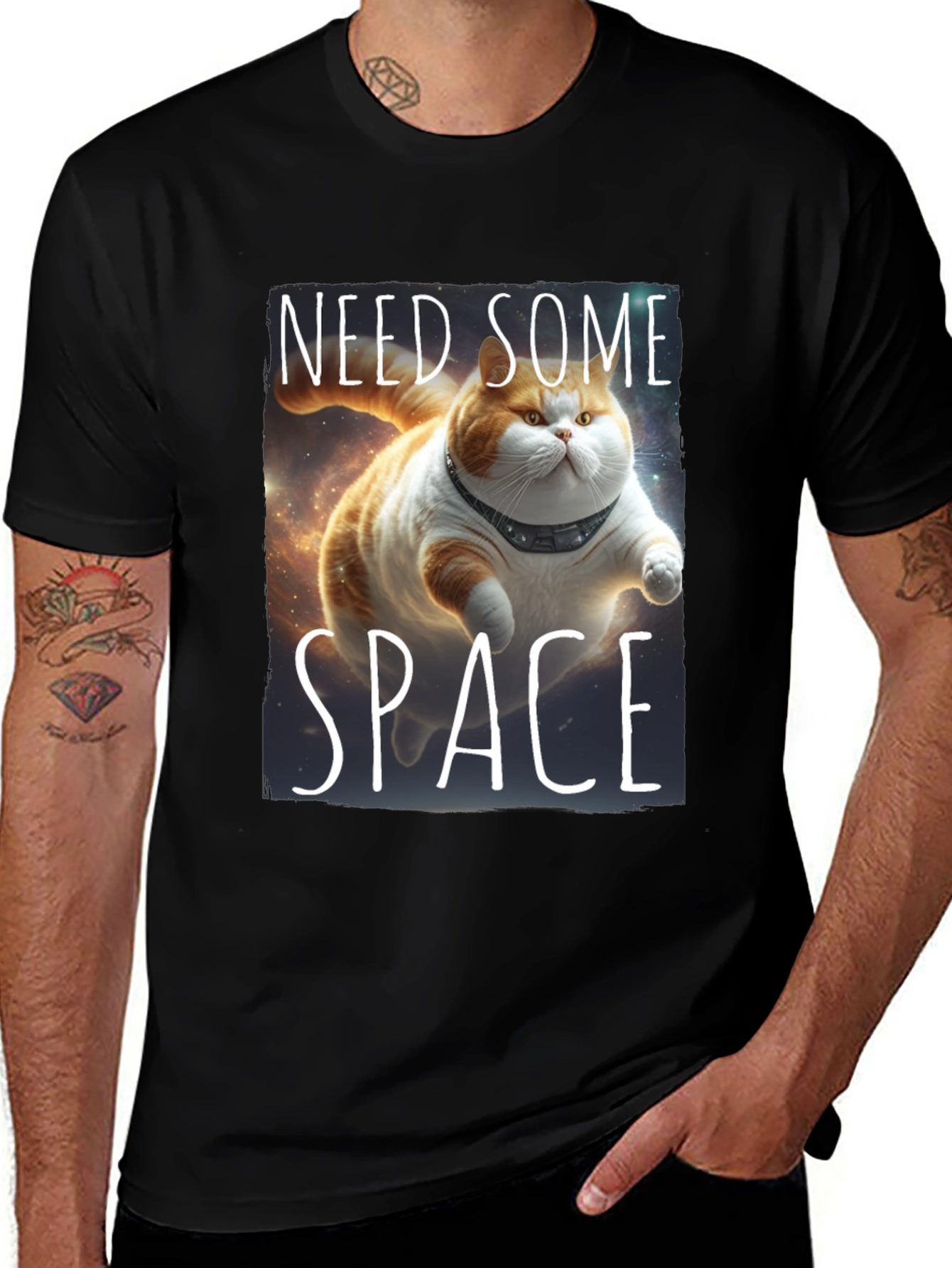 Variant 7 of Need Some Space Cat T-Shirt