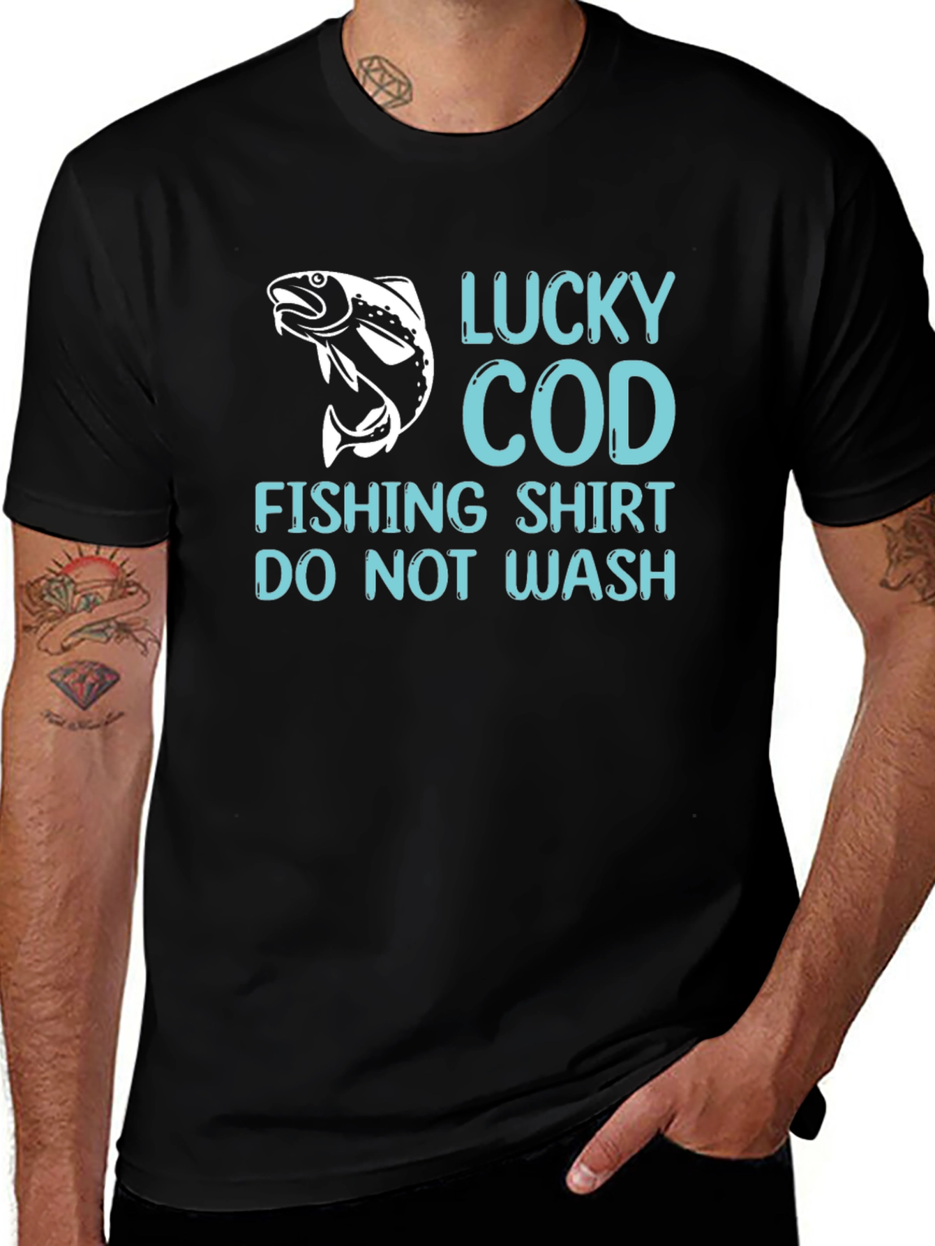 Variant 22 of Lucky Cod Fishing Shirt - Do Not Wash