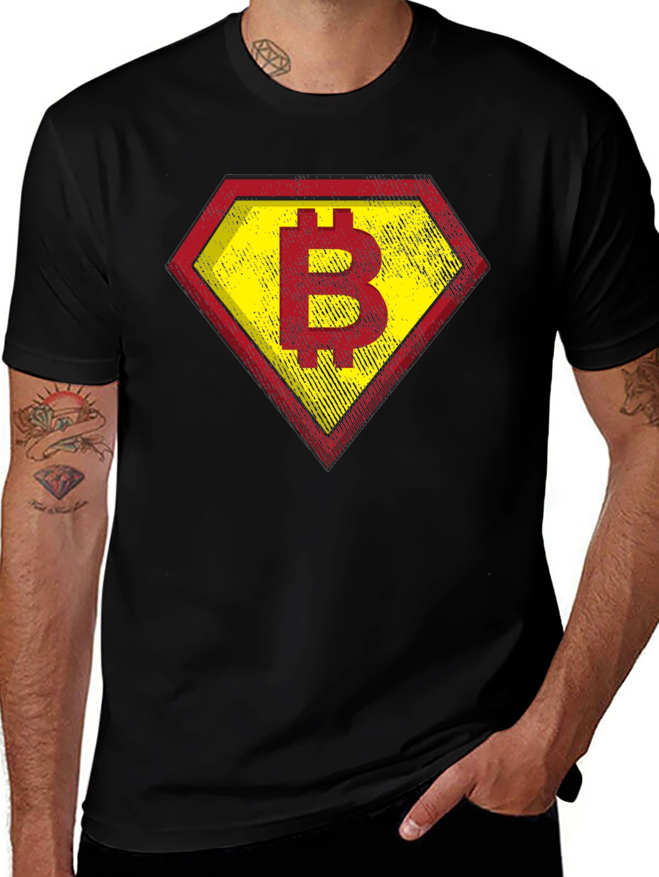 Bitcoin Superman Style T-Shirt