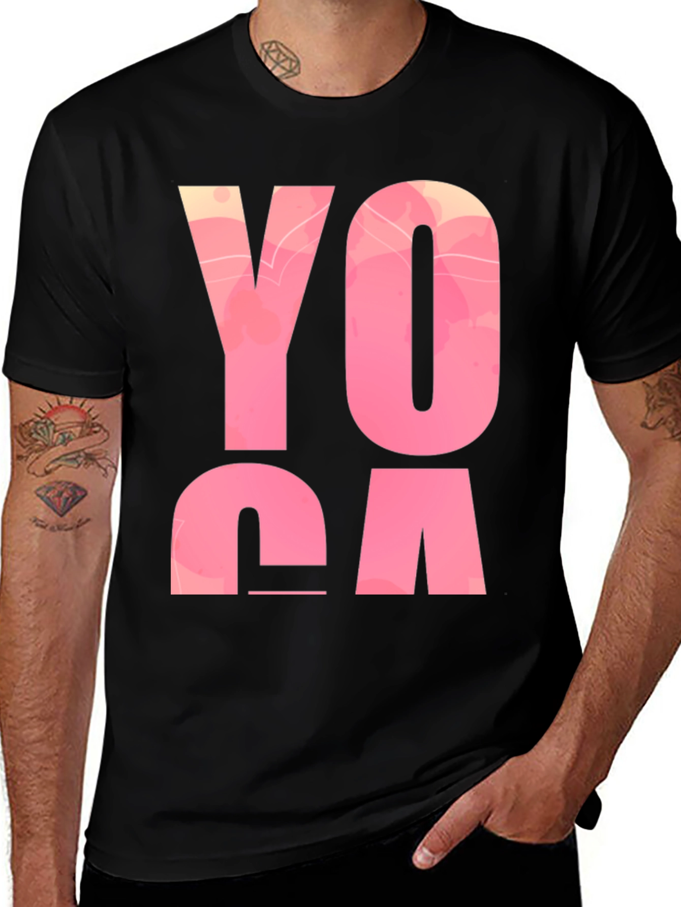 Variant 5 of Yoga Graphic Print T-Shirt