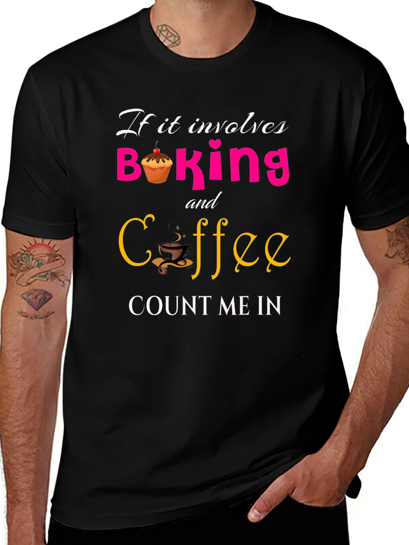 Variant 10 of Baking and Coffee T-Shirt