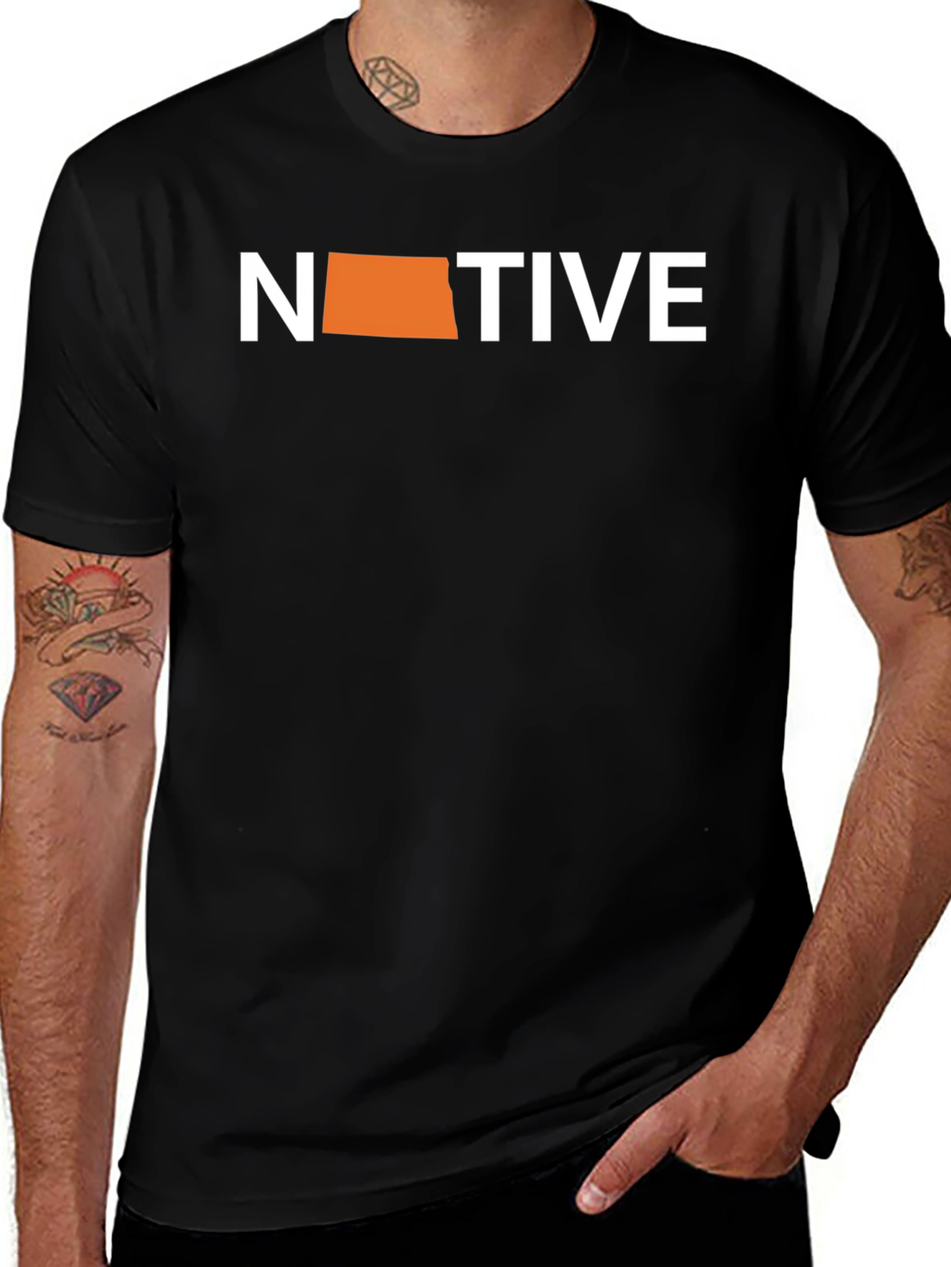 Variant 11 of Native State Pride T-Shirt - Black