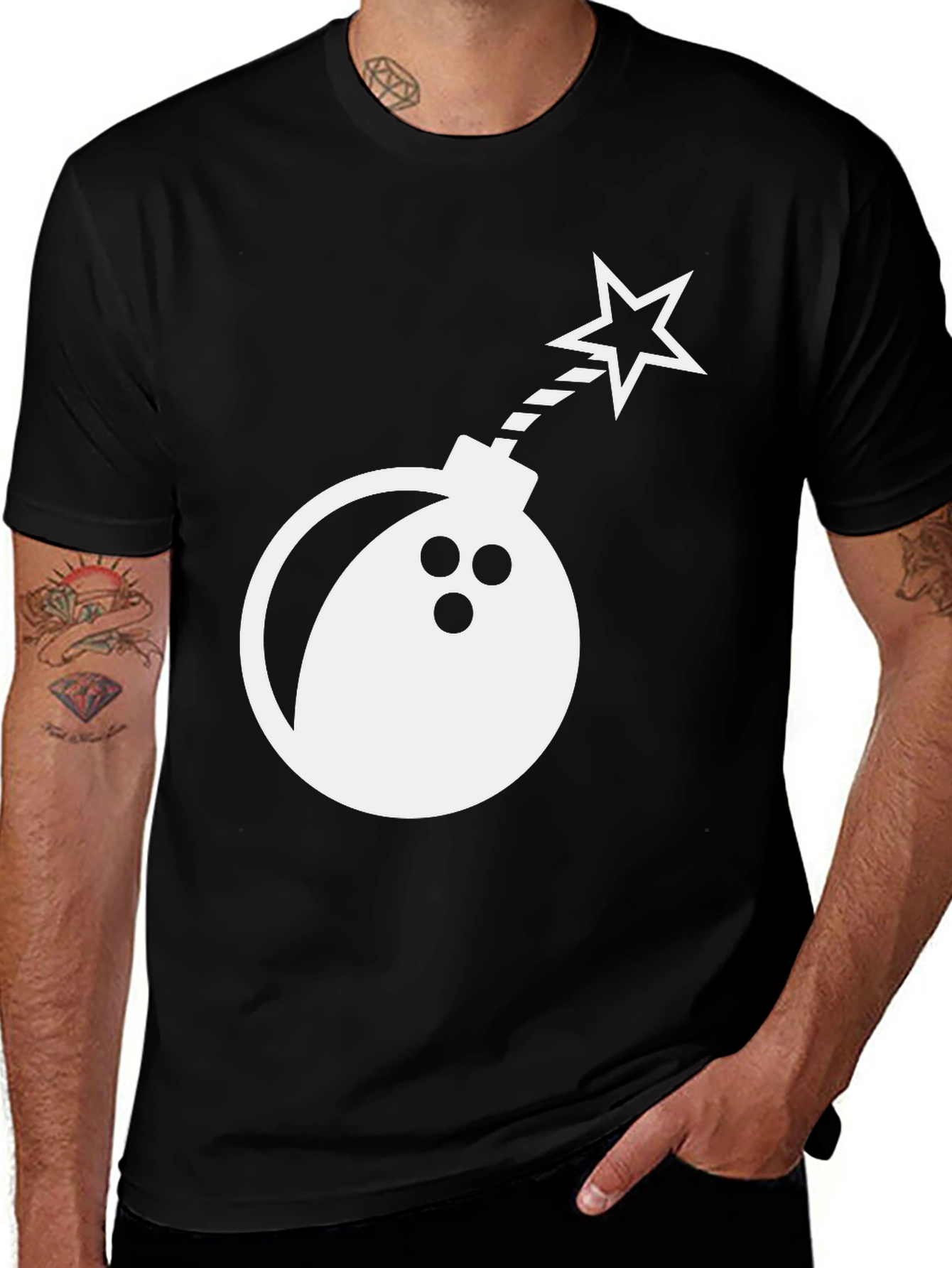 Variant 4 of Bowling Bomb Graphic Tee - Strike a Style Statement!