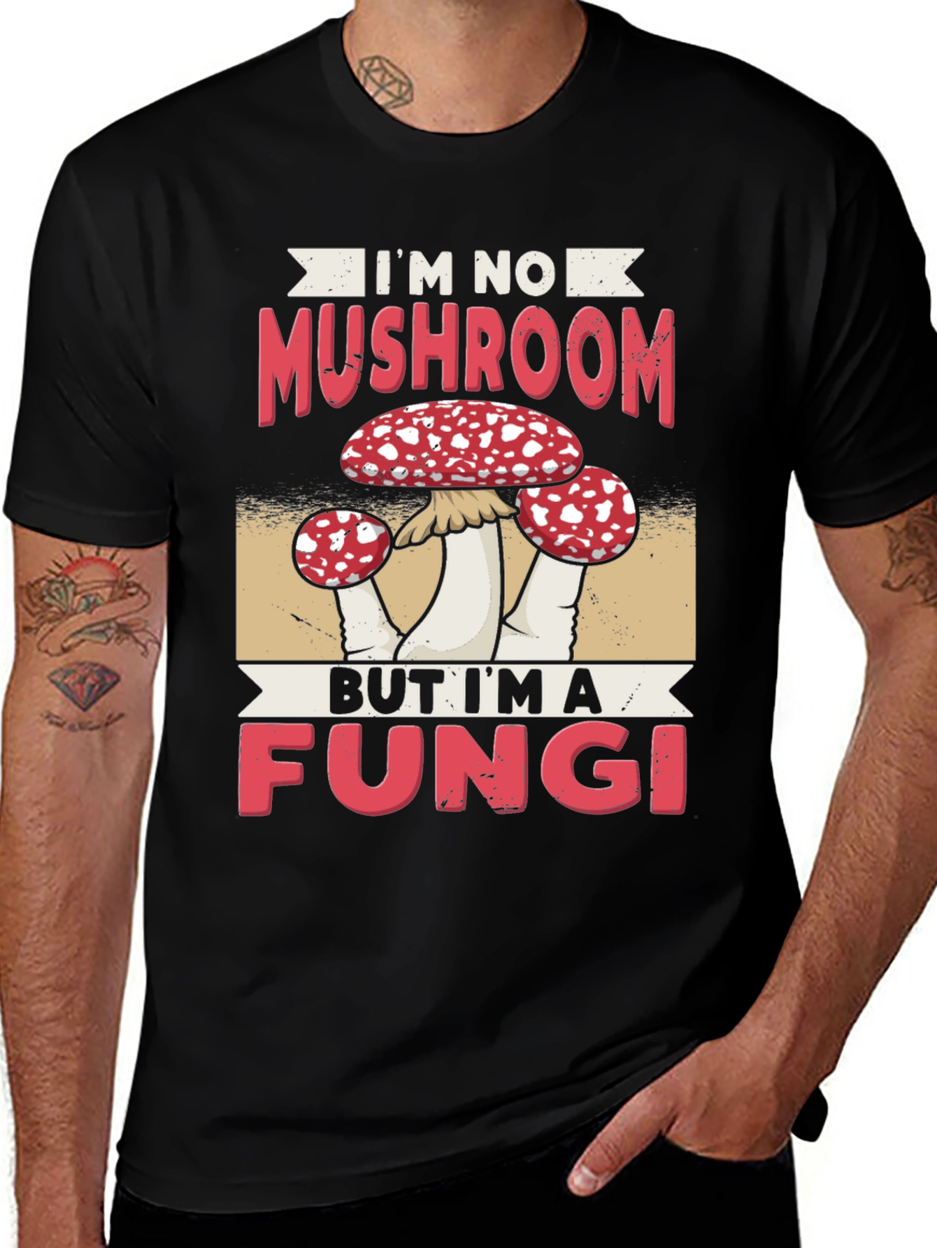 Variant 29 of I'm No Mushroom But I'm A Fungi Funny T-Shirt