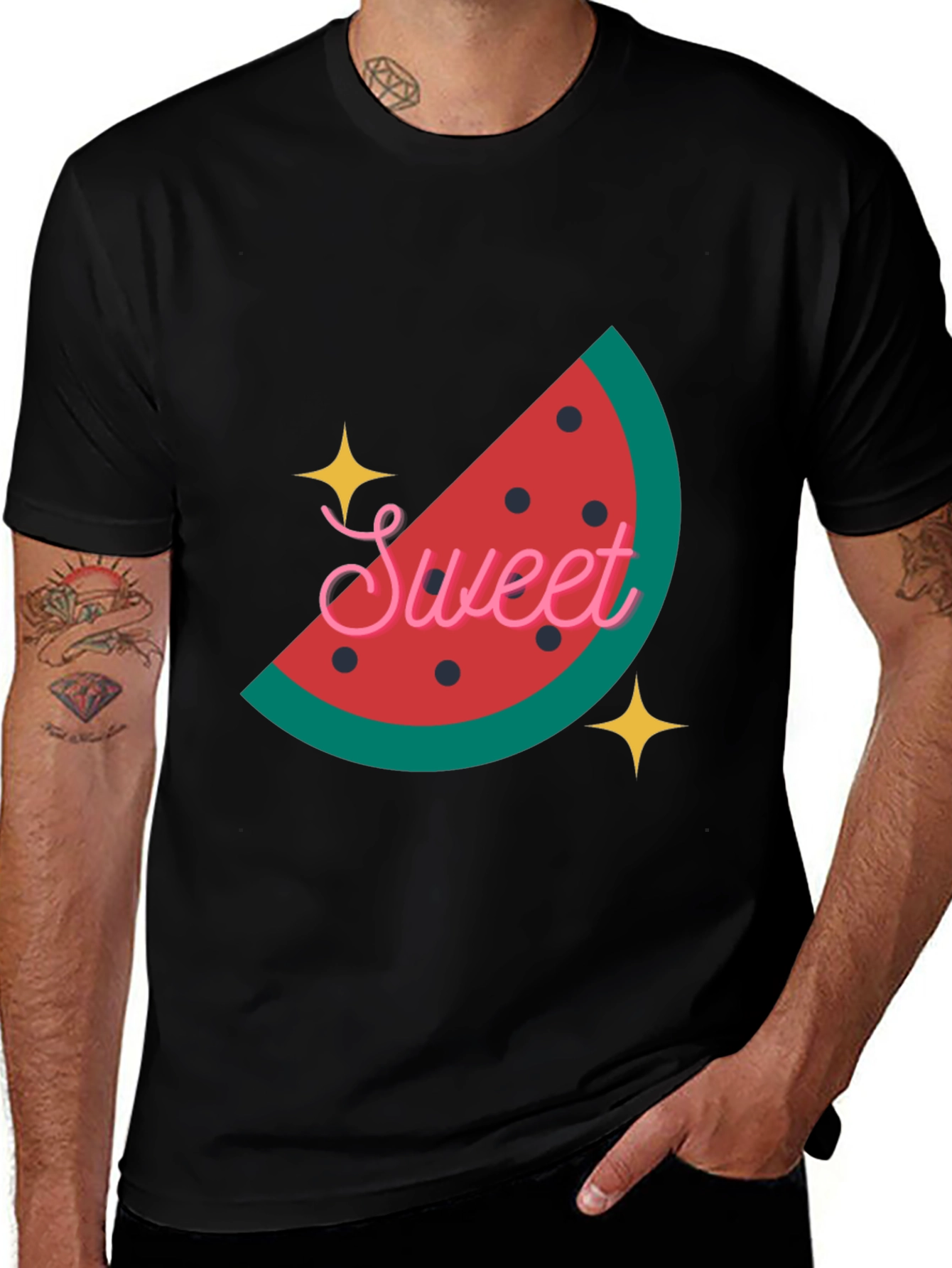 Sweet Watermelon Graphic Tee - Summer Style