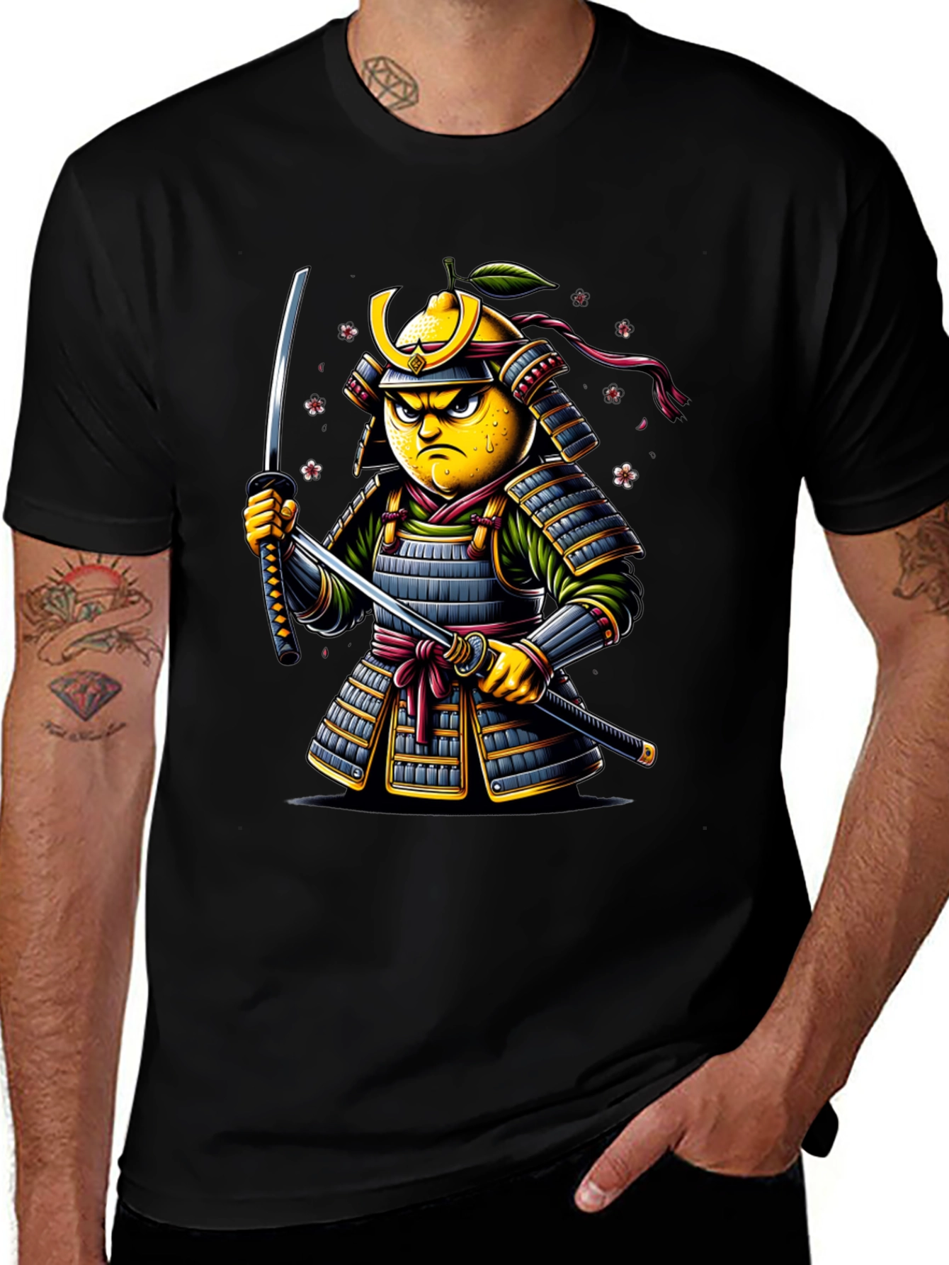 Variant 11 of Lemon Samurai T-Shirt