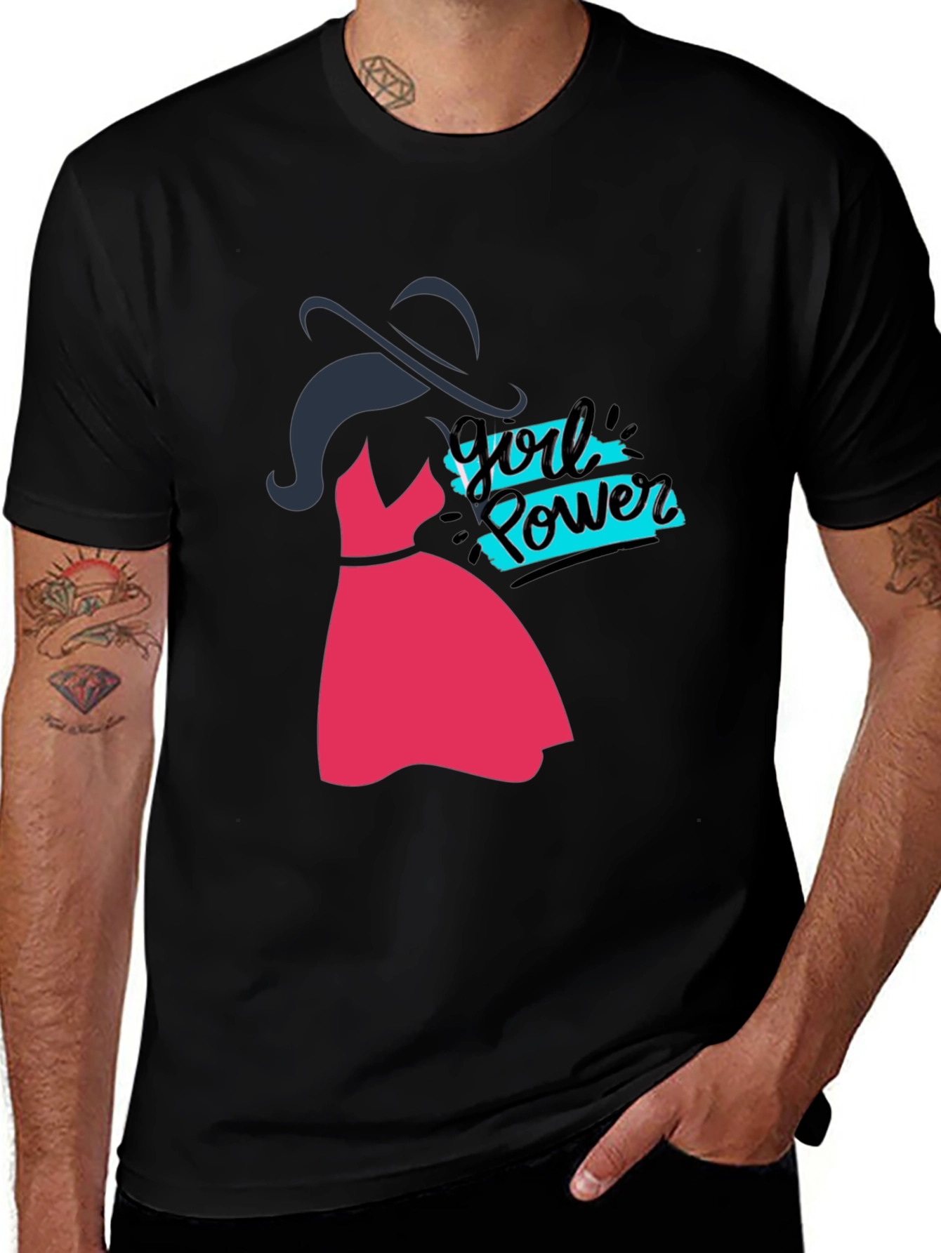 Girl Power Graphic Tee - Stylish Empowerment!