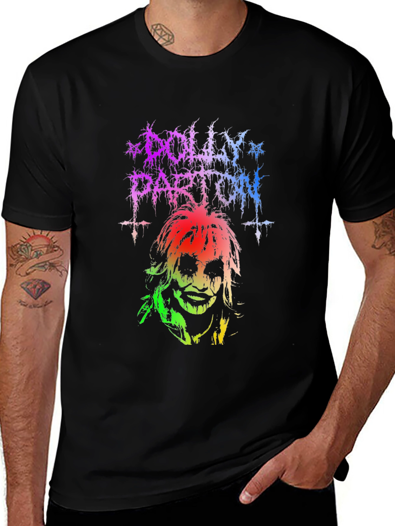 Variant 24 of Dolly Parton Heavy Metal T-Shirt - Unisex