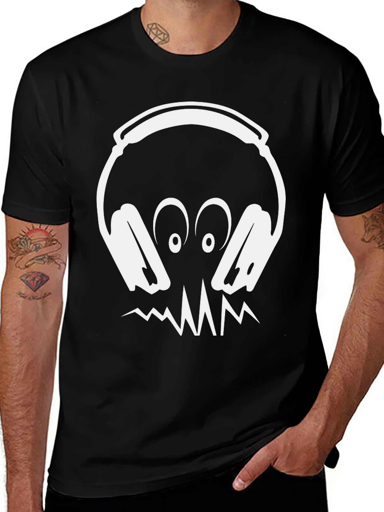 Headphone Monster Graphic T-Shirt