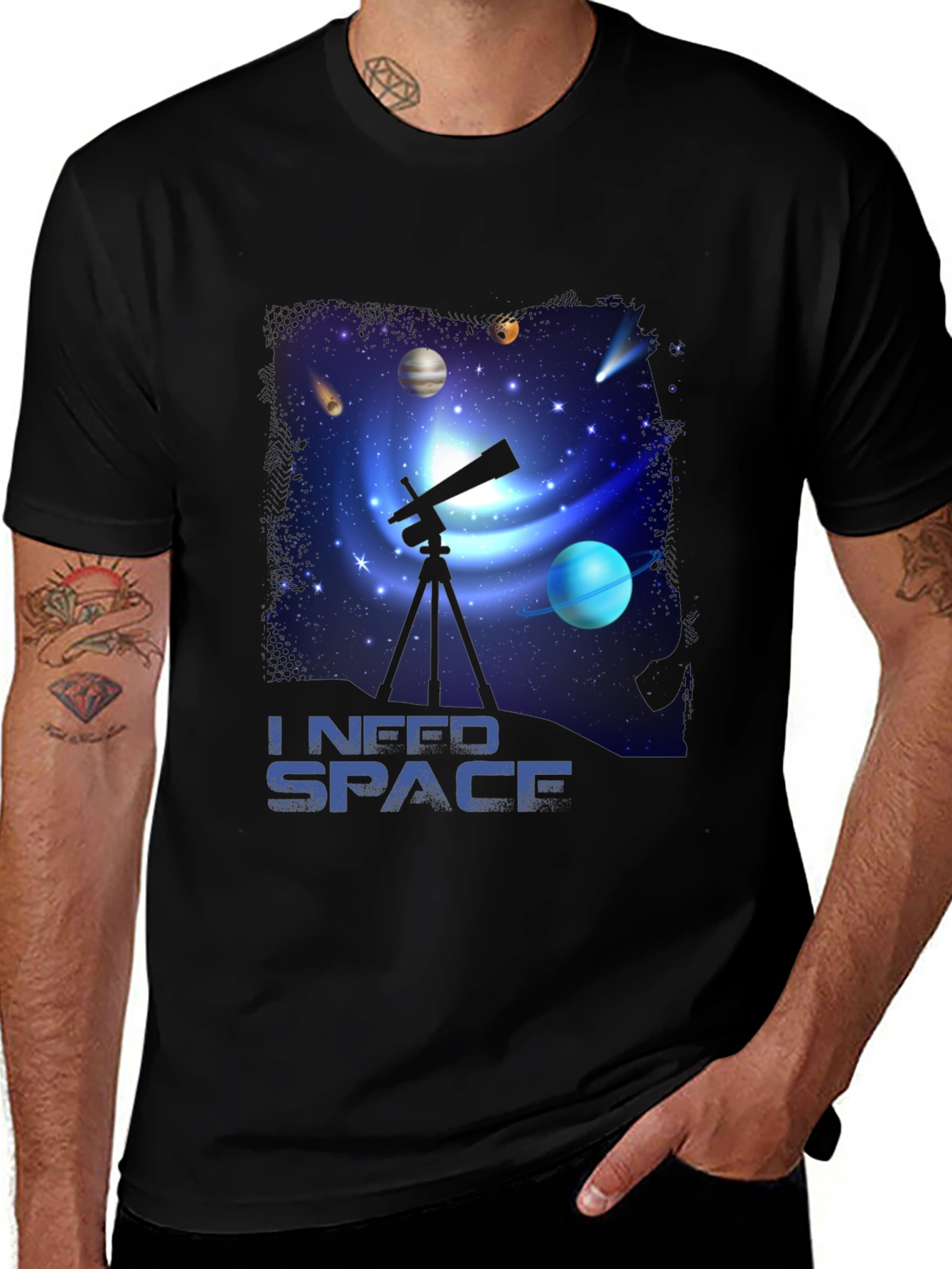 Variant 10 of I Need Space Graphic T-Shirt