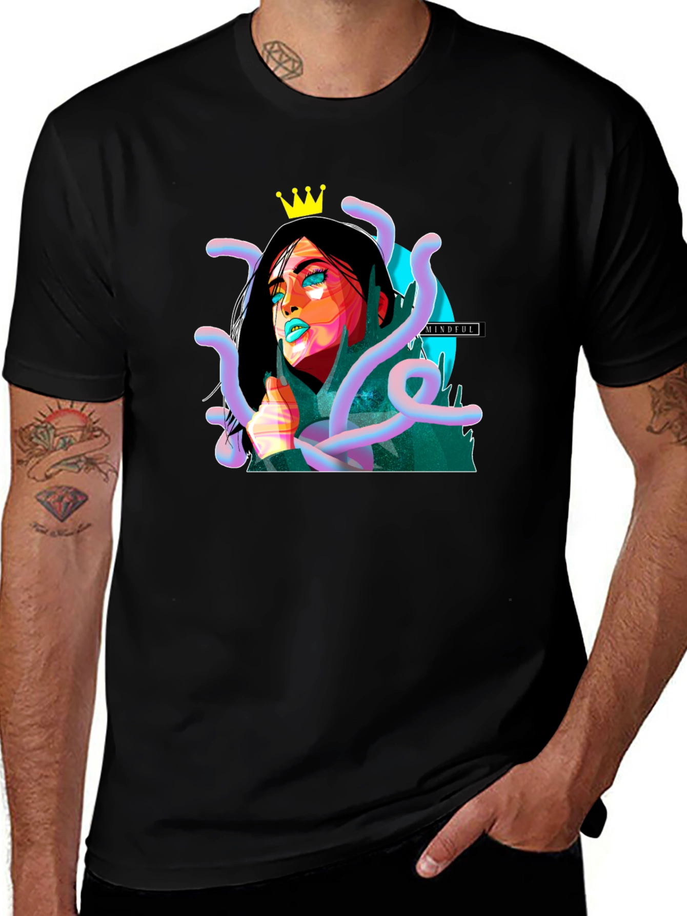 Variant 8 of Mindful Medusa T-Shirt - Graphic Tee