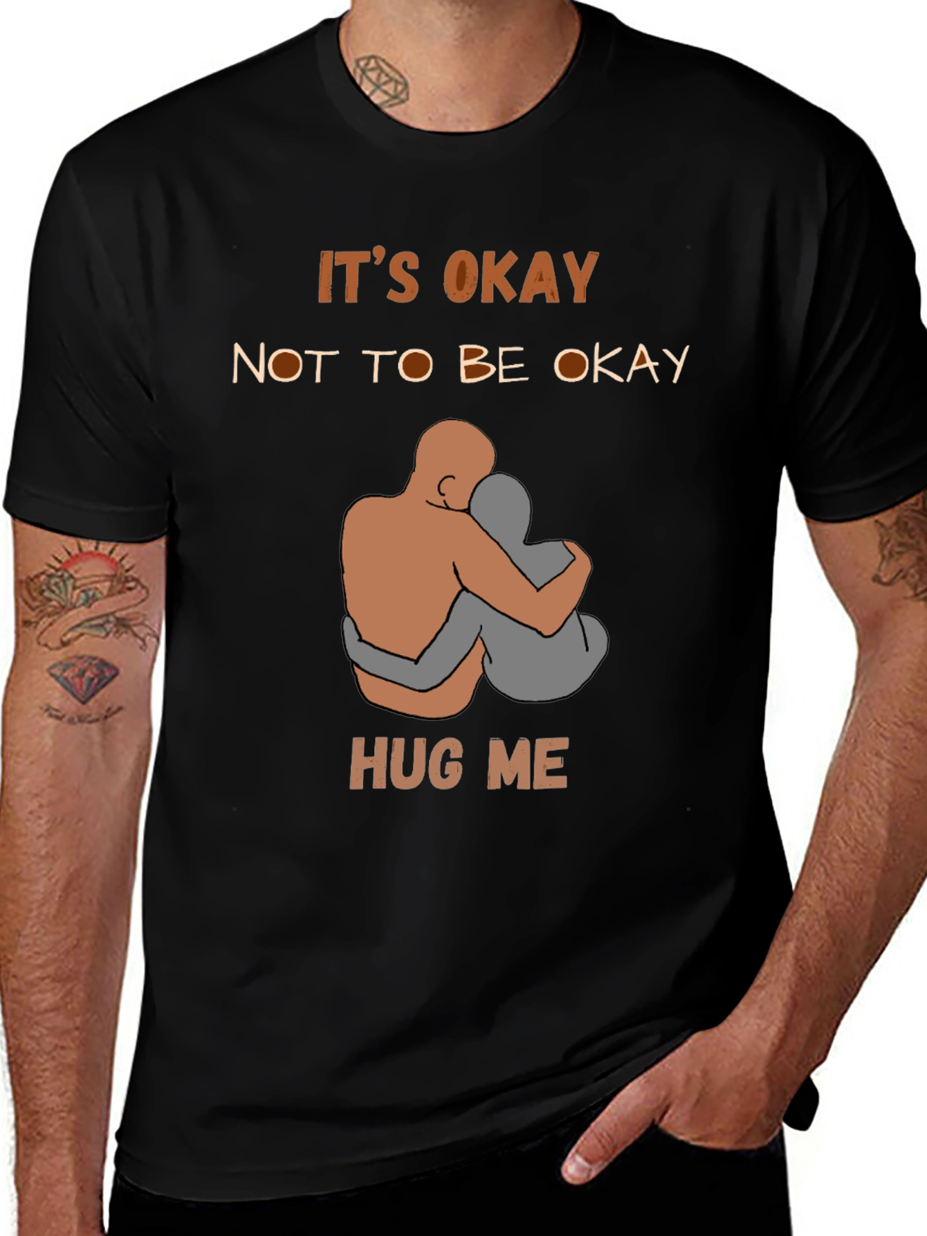 Variant 13 of It's Okay Not To Be Okay Comfort Hug T-Shirt