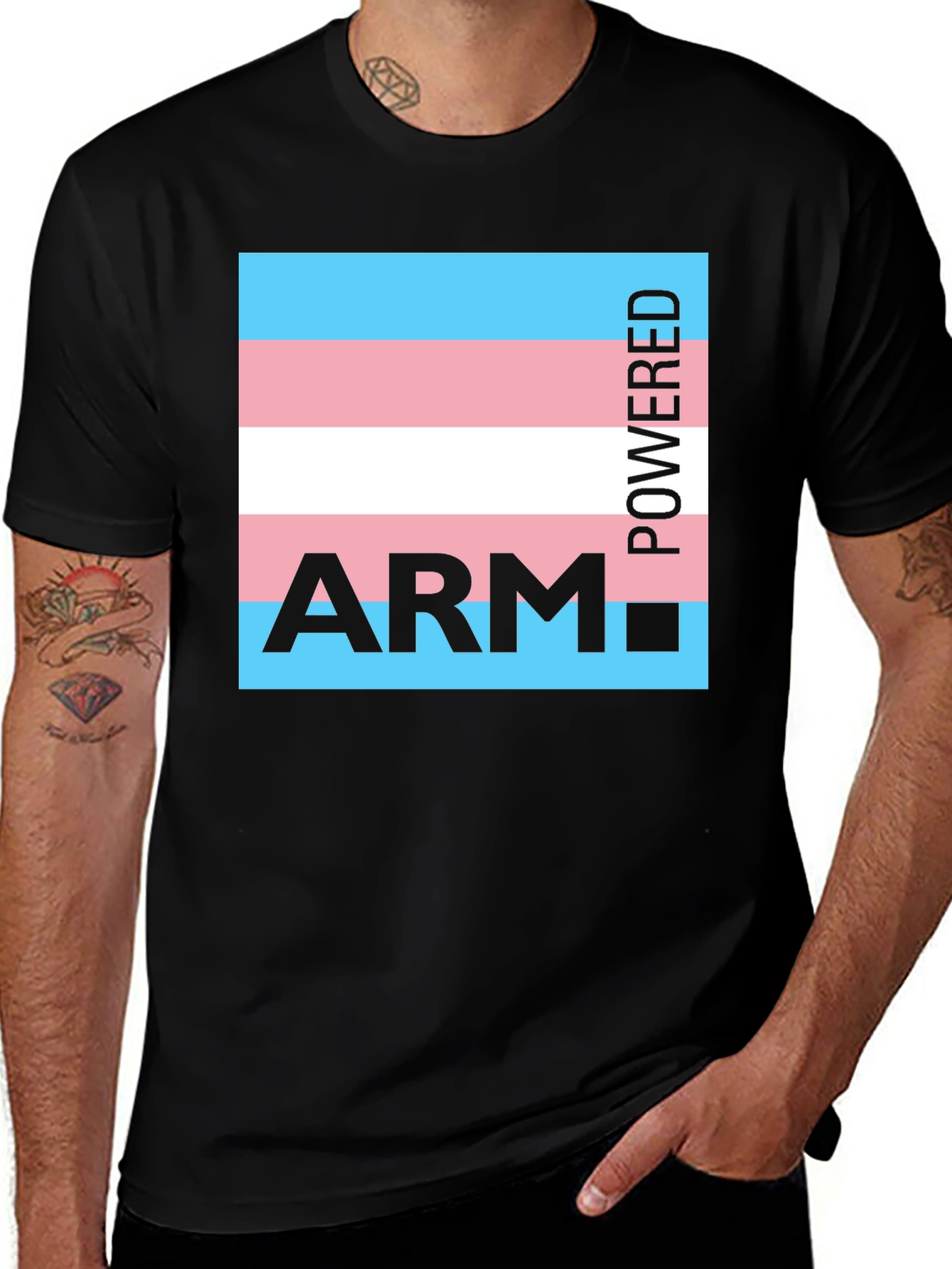 Trans Pride ARM Powered T-Shirt