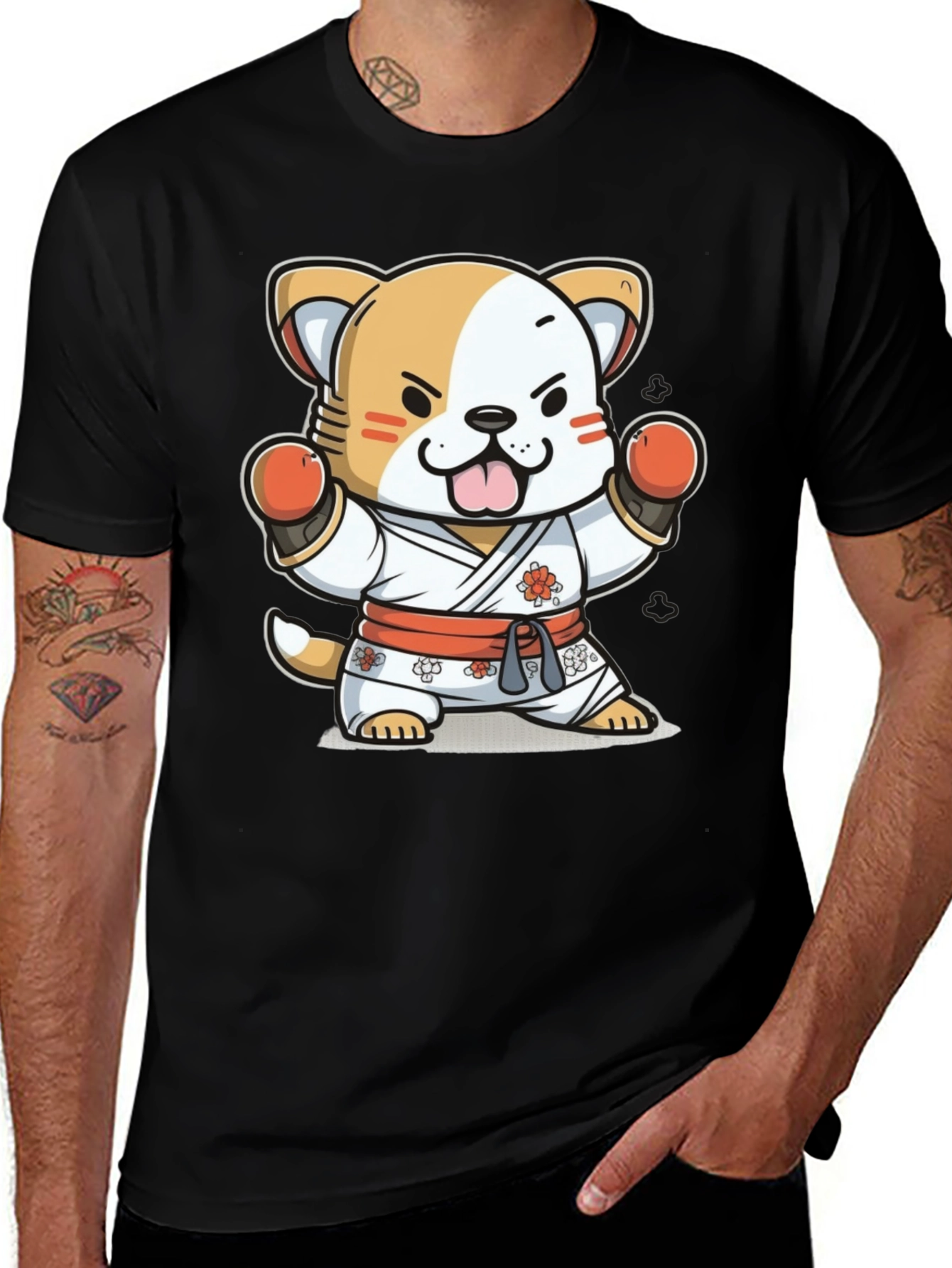 Variant 20 of Karate Dog T-Shirt - Cute Martial Arts Tee