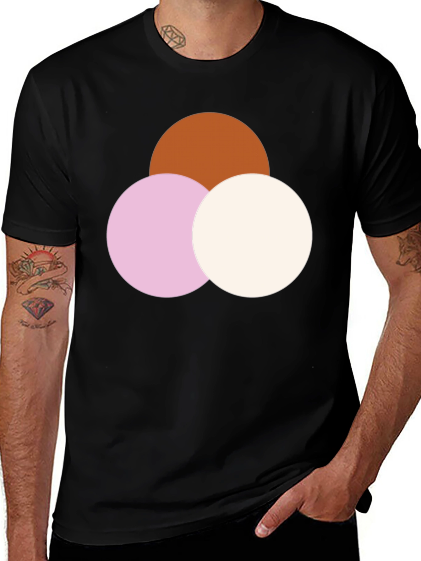 Variant 15 of Geometric Circle T-Shirt - Modern Graphic Tee