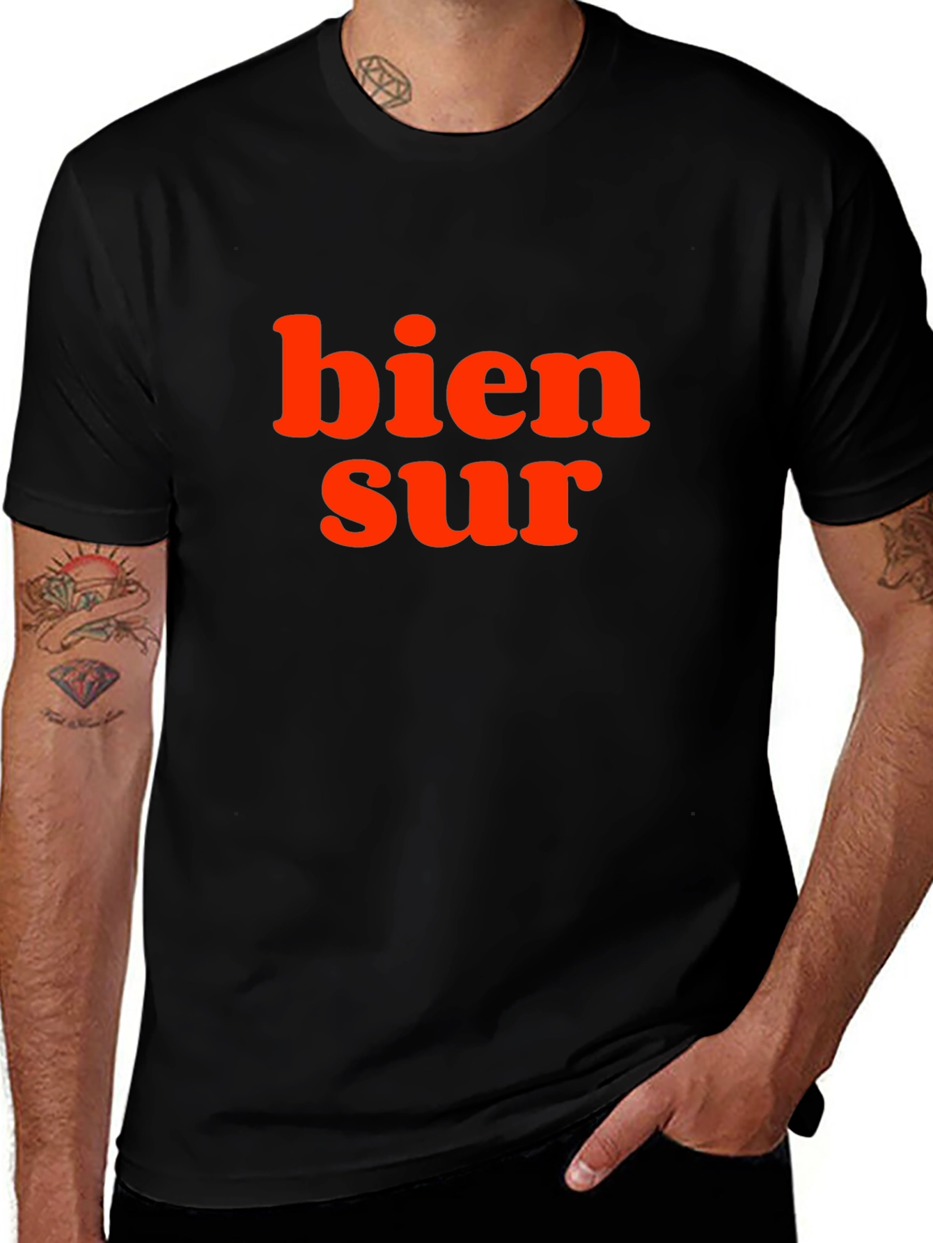 Variant 21 of Bien Sur Graphic T-Shirt - French Phrase Tee