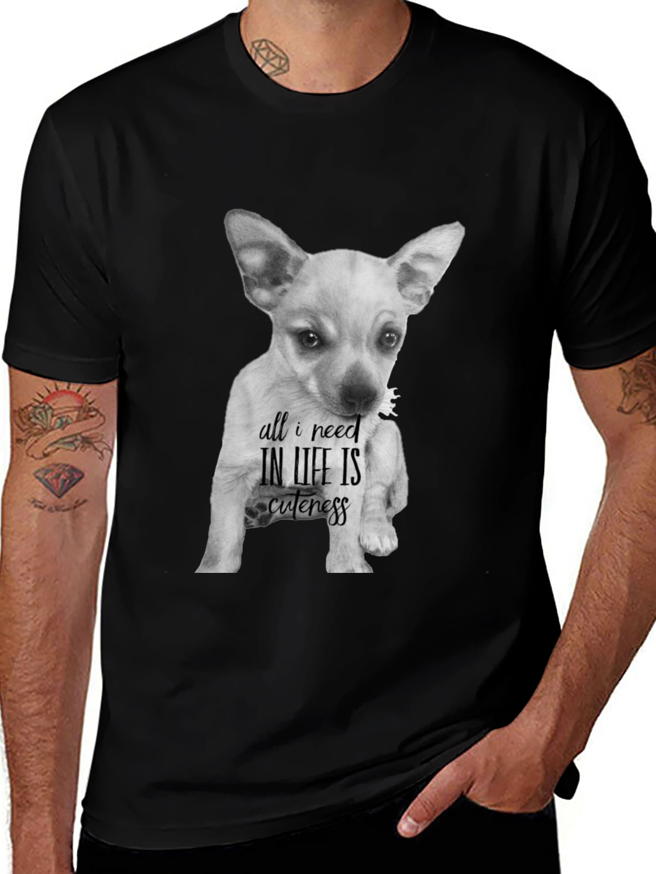 Variant 27 of Cute Puppy Graphic Tee