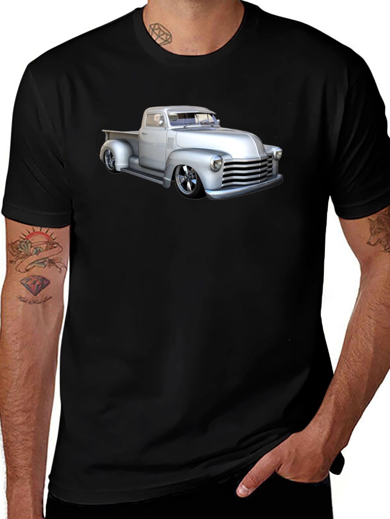 Variant 21 of Classic Truck Graphic Tee - Cool Car Lover's Gift