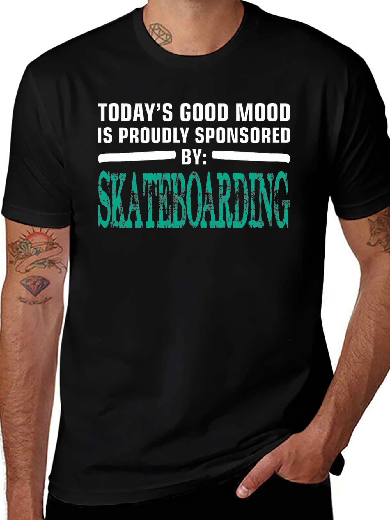Variant 13 of Skateboarding Mood T-Shirt