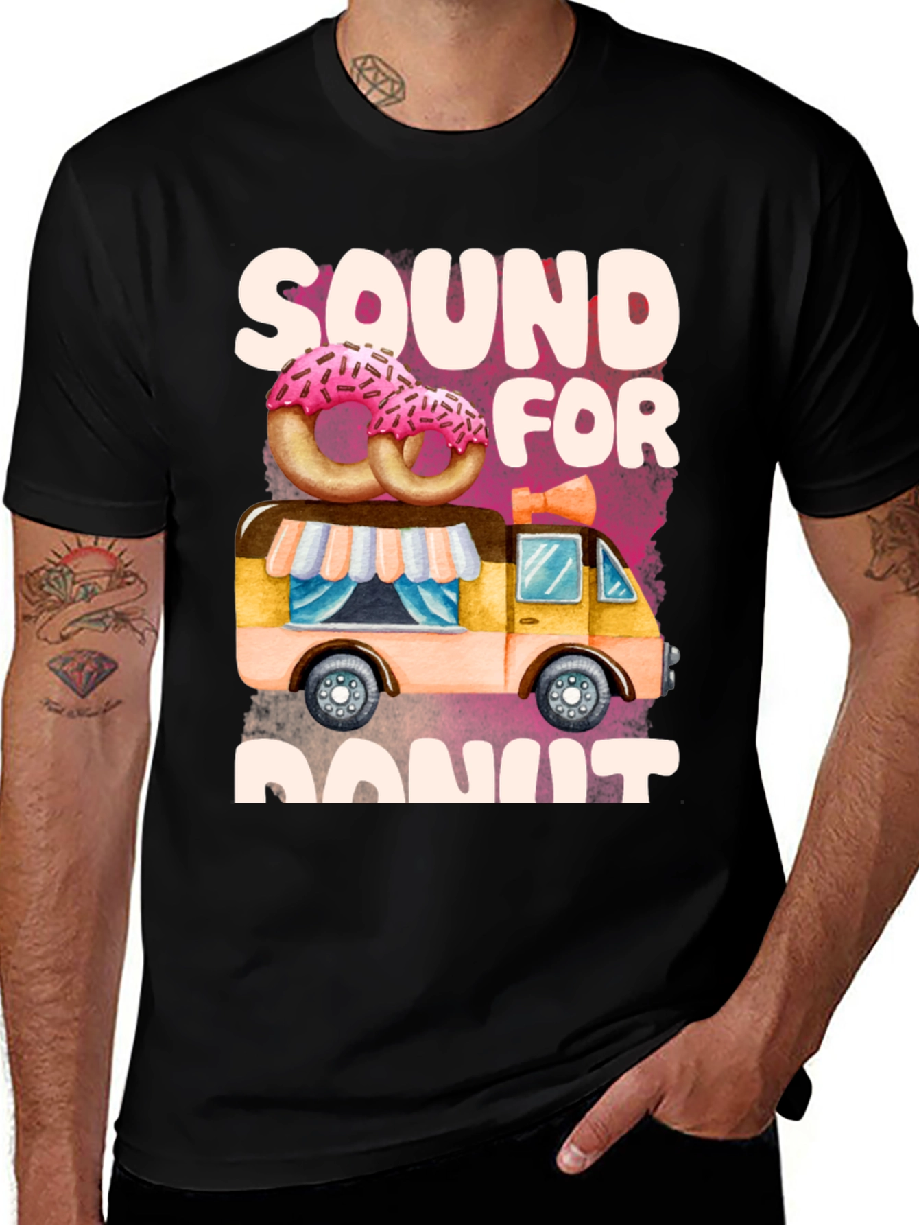 Variant 16 of Sound For Donut T-Shirt: Sweet Treat Truck Tee