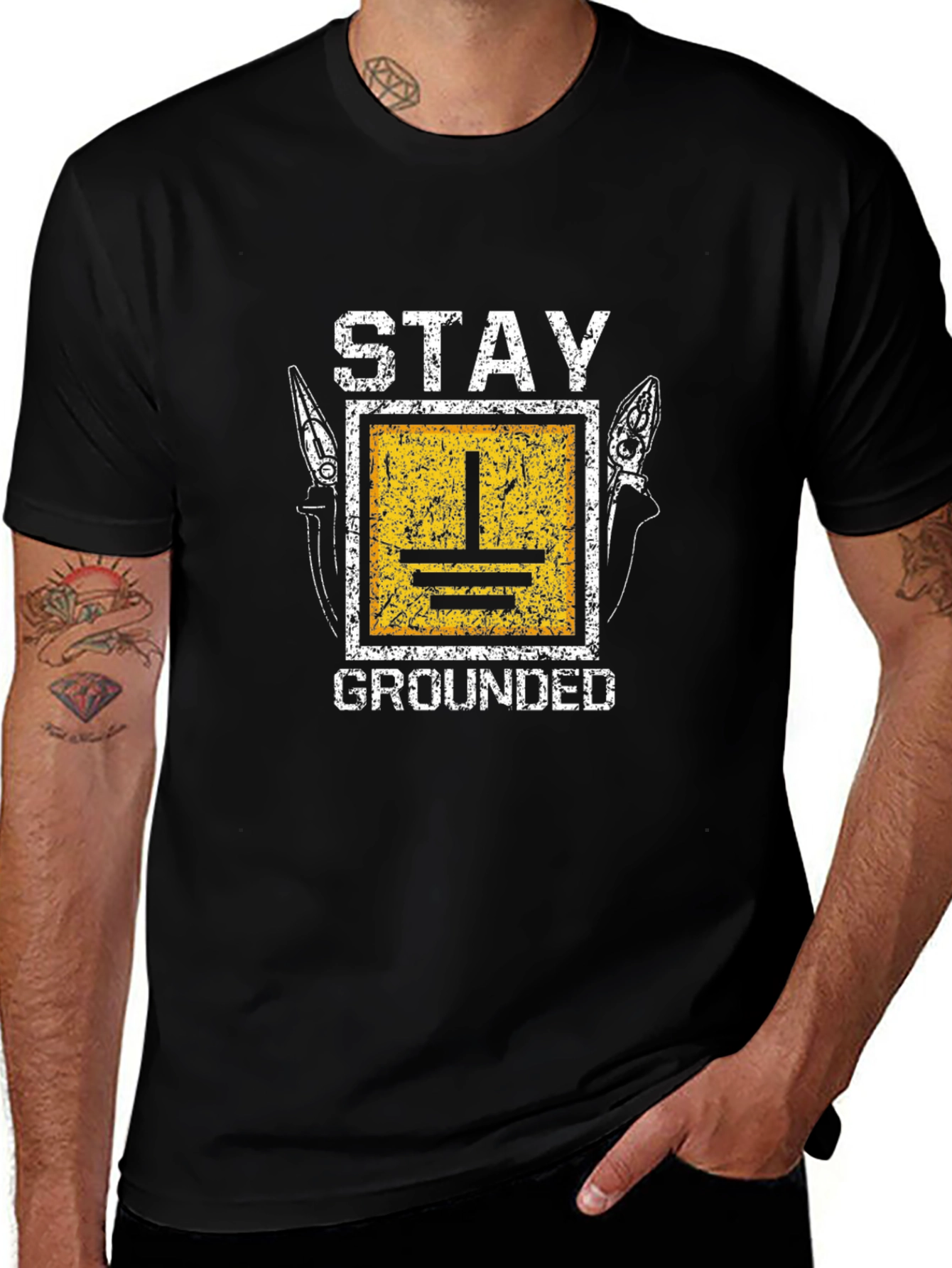 Variant 23 of Stay Grounded Graphic Tee