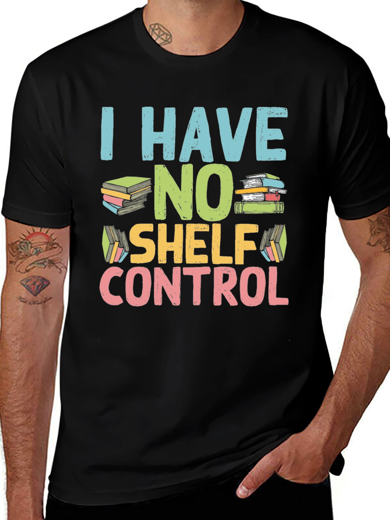 Variant 28 of I Have No Shelf Control T-Shirt