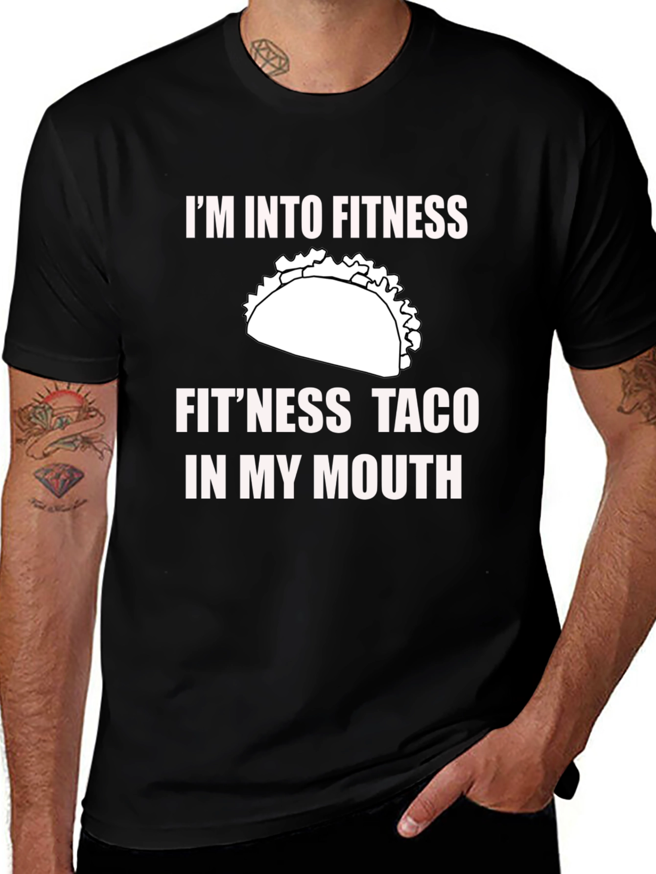 Variant 26 of Fitness Taco T-Shirt - Funny Gym Workout Tee
