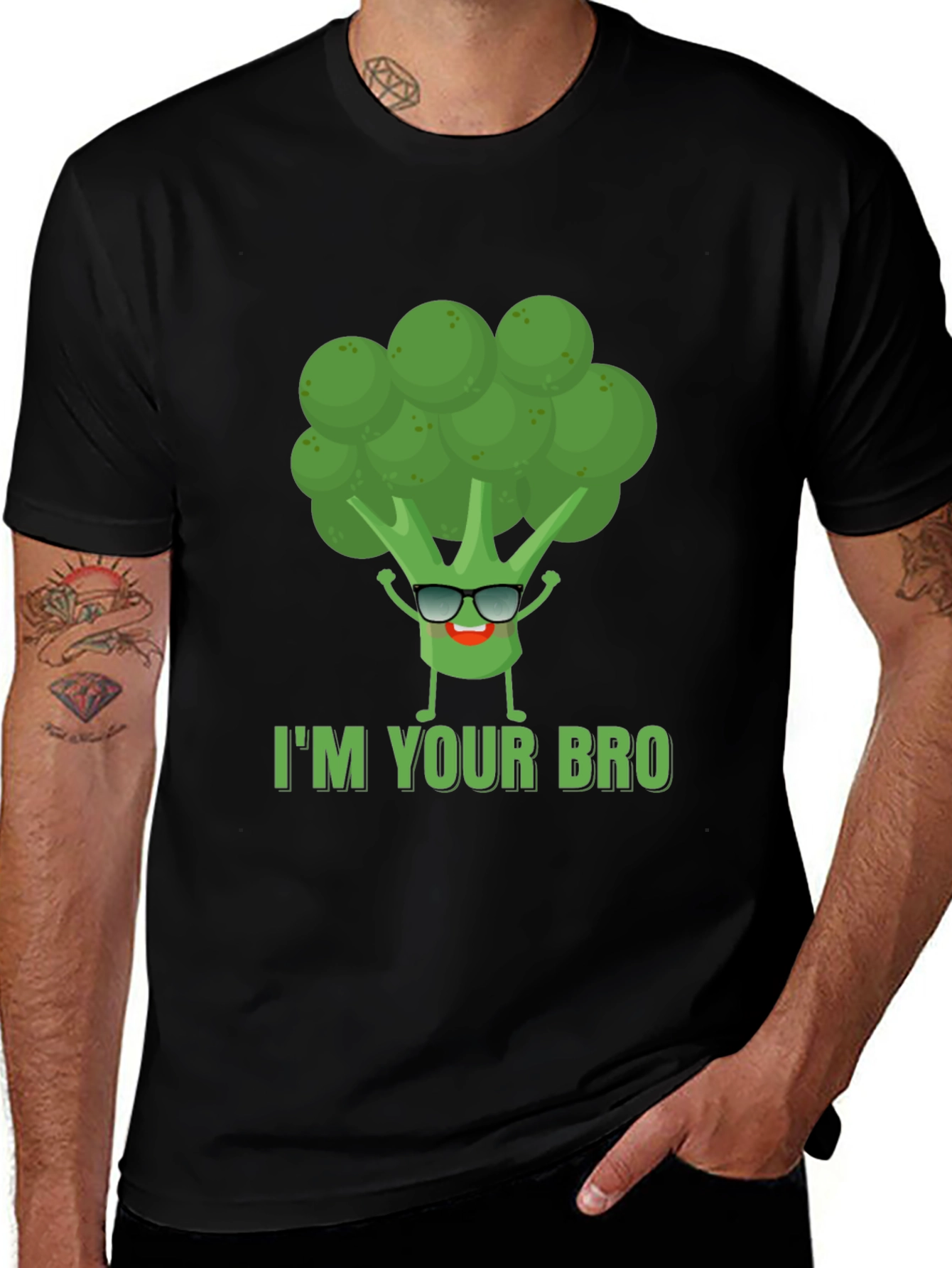 Variant 5 of Broccoli Bro T-Shirt - I'm Your Bro