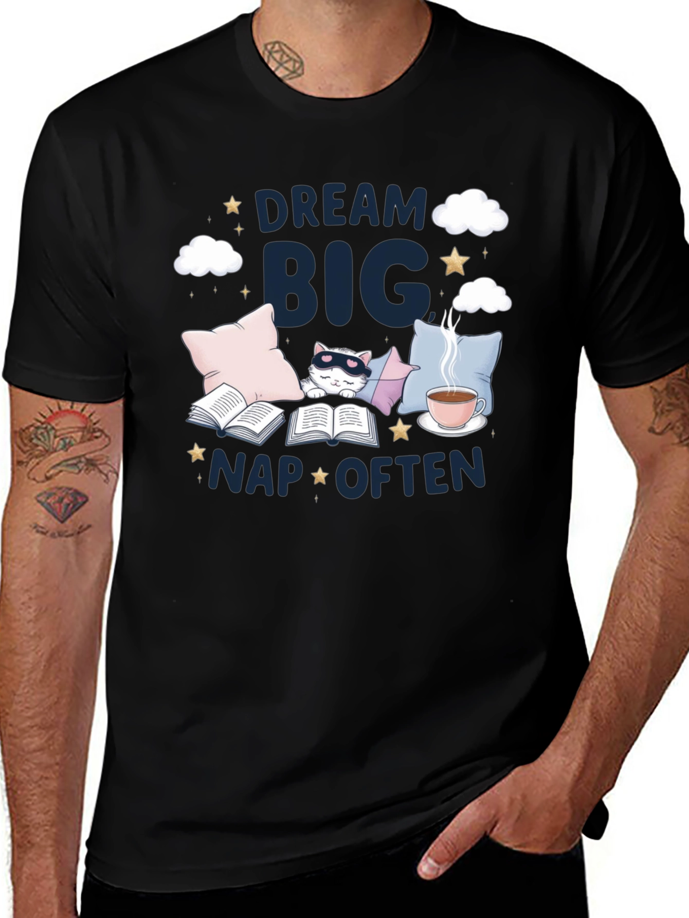 Variant 2 of Dream Big Nap Often Graphic T-Shirt