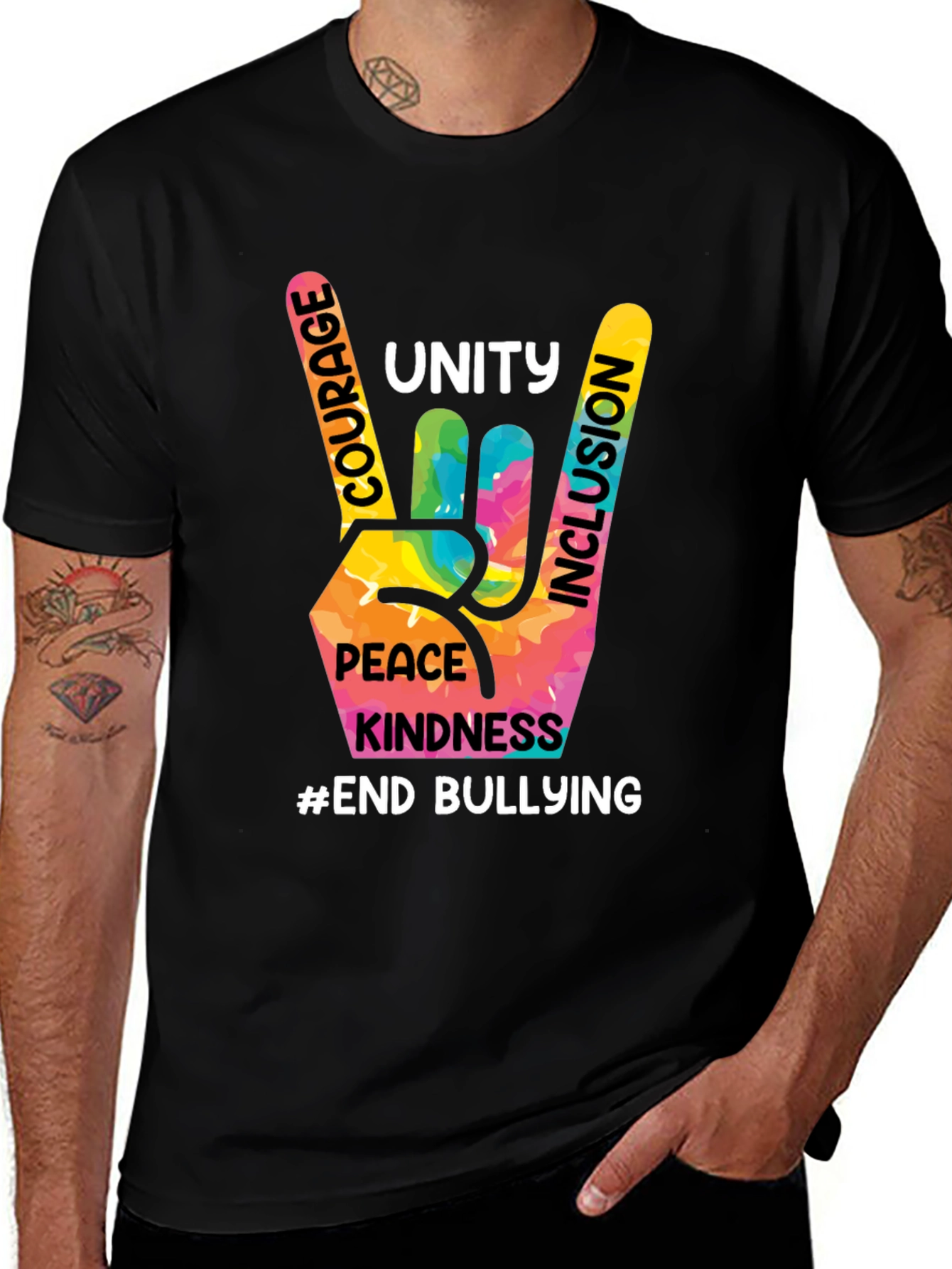 Variant 6 of Unity Kindness End Bullying Graphic Tee