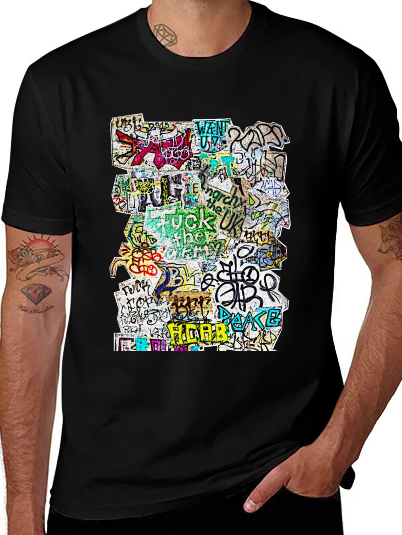 Variant 2 of Graffiti Art T-Shirt - Urban Streetwear
