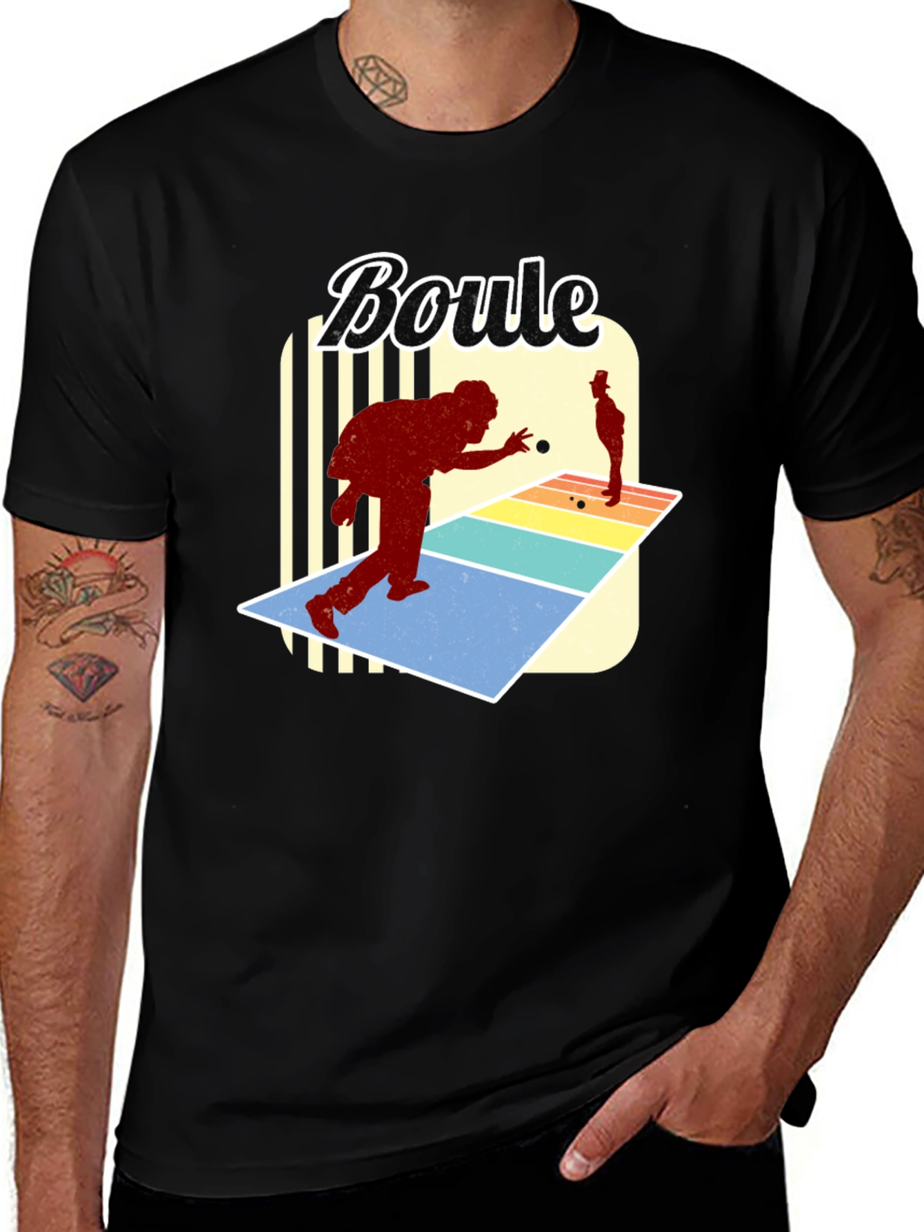 Boule T-Shirt - Retro Bowling Tee