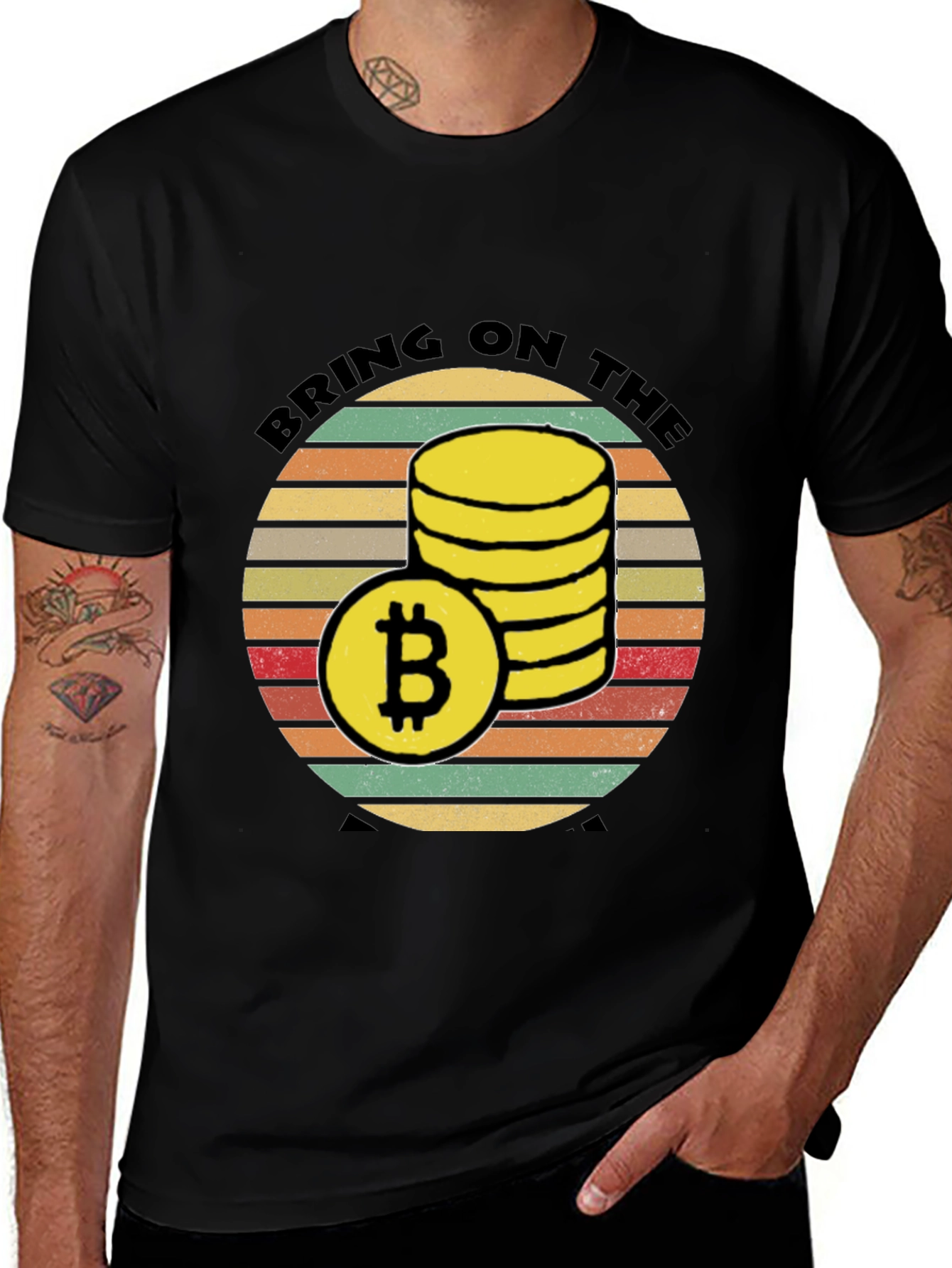 Bitcoin Crypto T-Shirt: Bring on the Sats