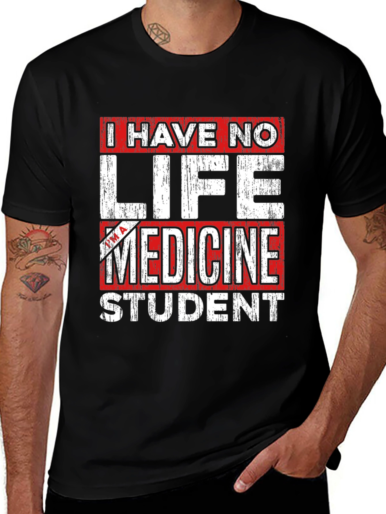 Variant 7 of Funny Medicine Student T-Shirt - I Have No Life