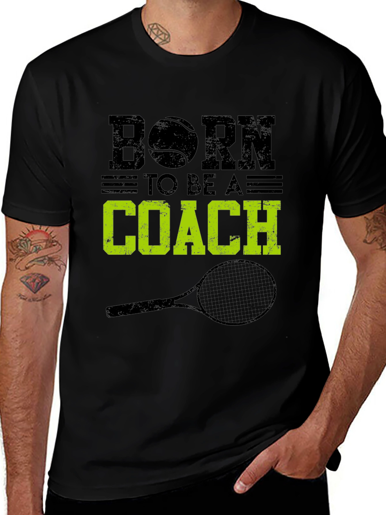 Variant 6 of Born To Be A Coach T-Shirt