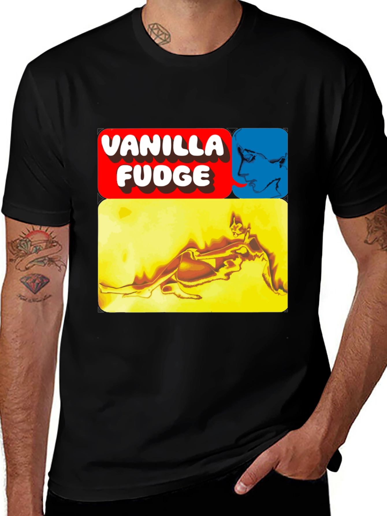 Vanilla Fudge T-Shirt - Retro Rock Band Graphic Tee