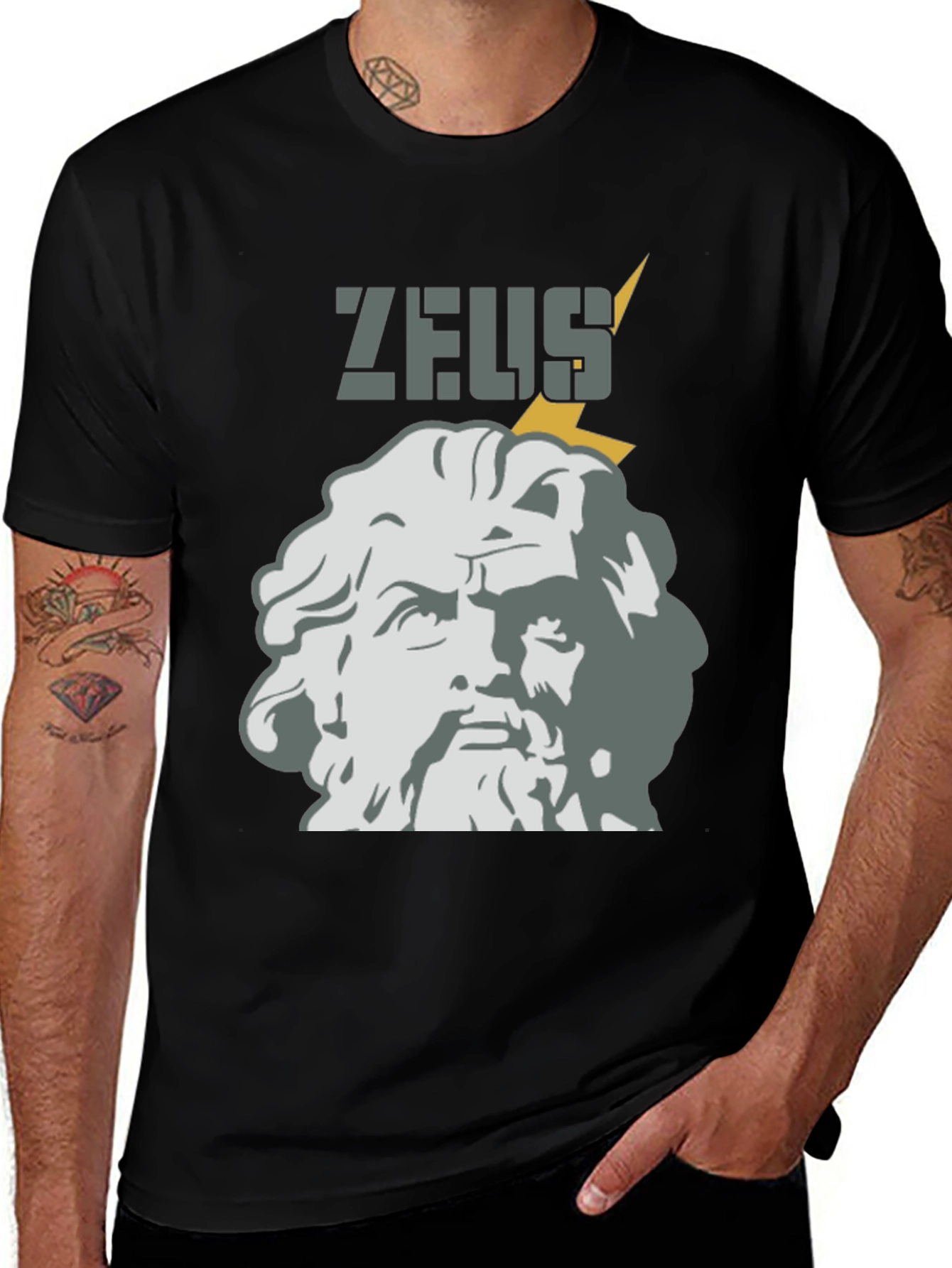 Variant 20 of Zeus Graphic Print T-Shirt