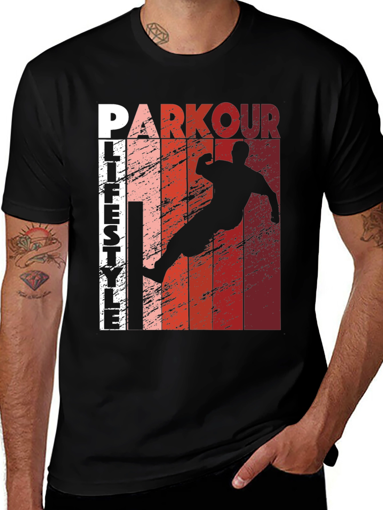 Variant 23 of Parkour Lifestyle Graphic Tee