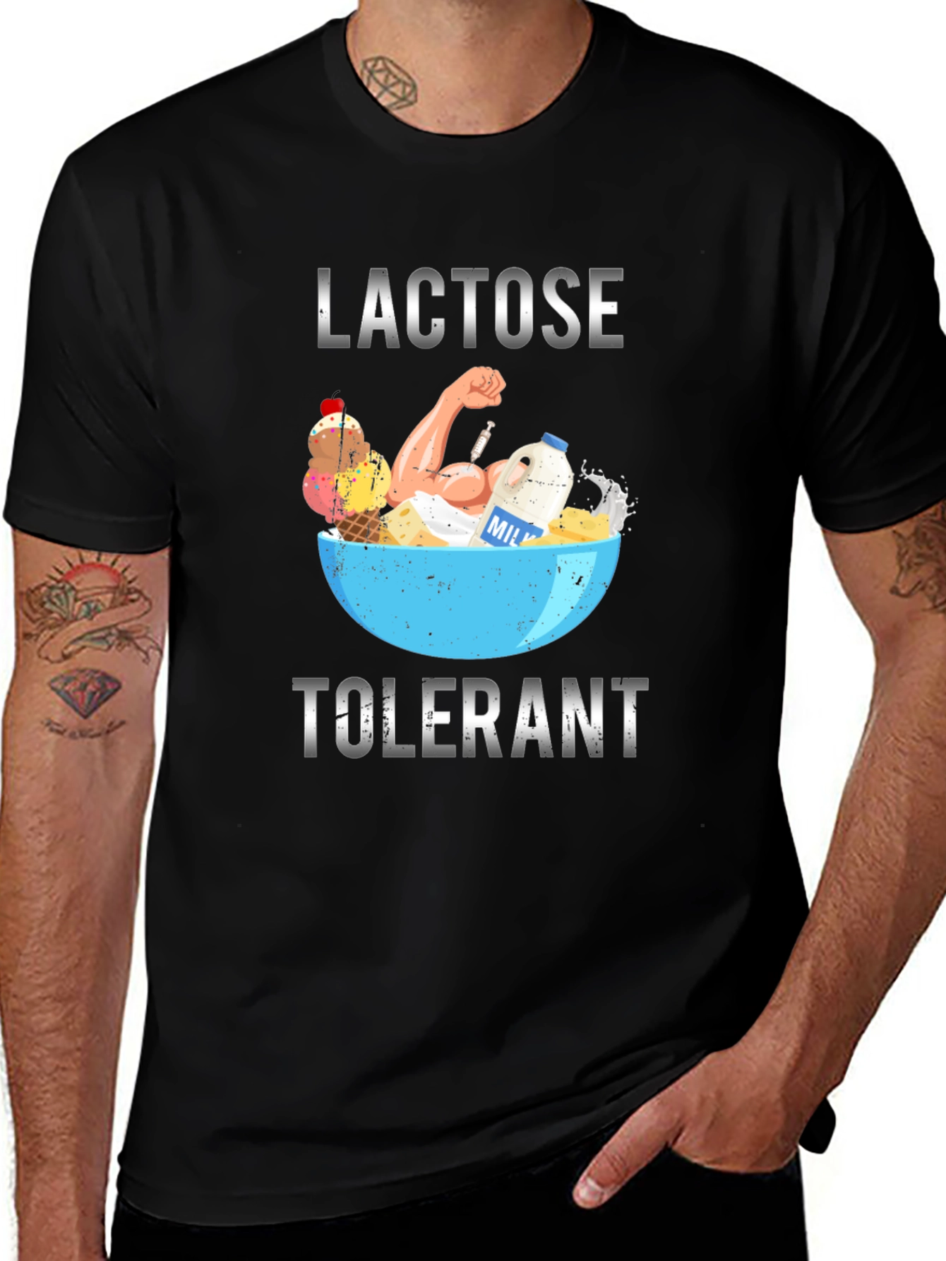 Lactose Tolerant Graphic T-Shirt