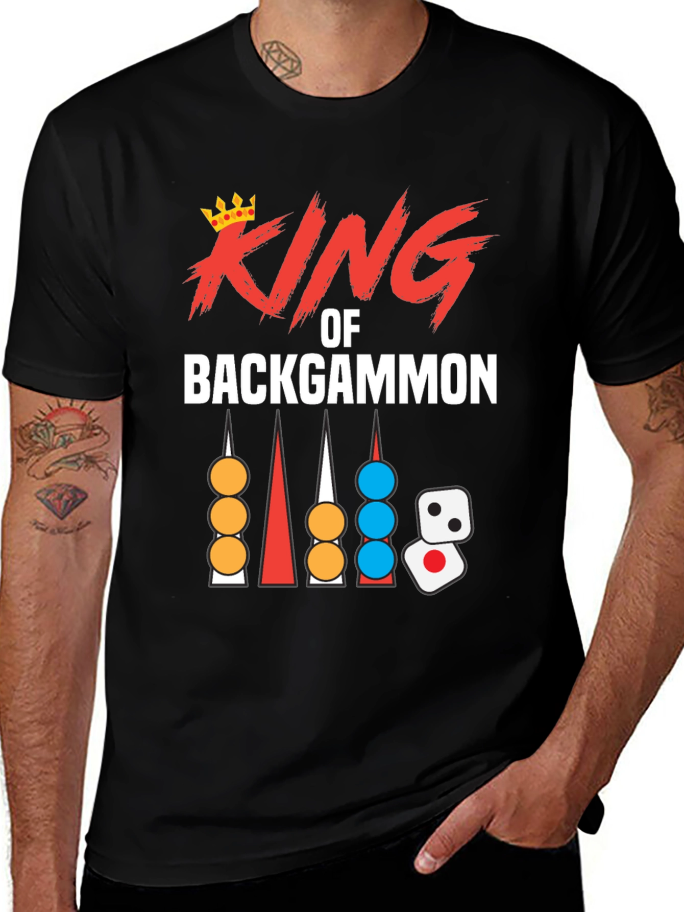 Variant 18 of King of Backgammon T-Shirt