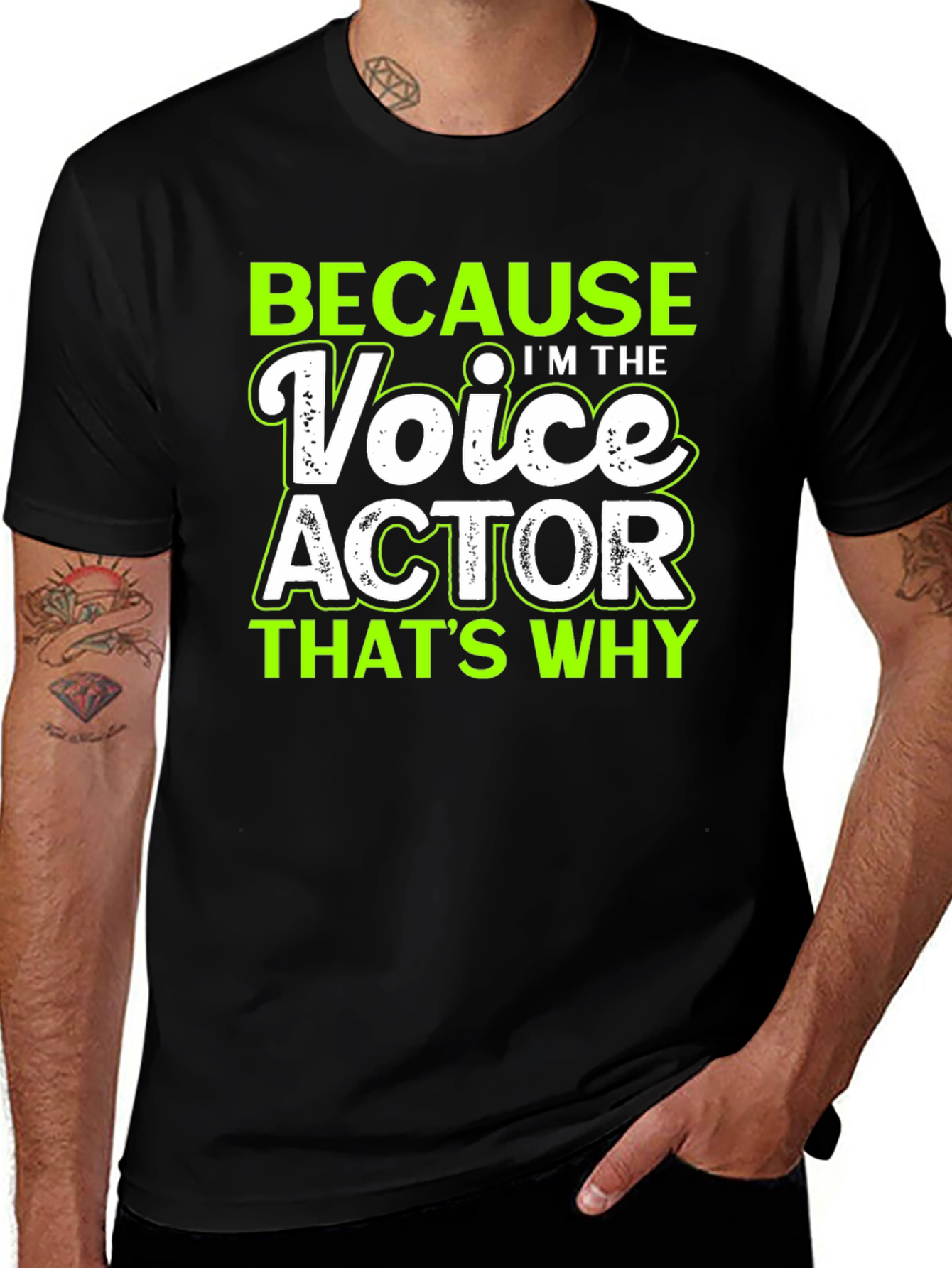 Variant 27 of Because I'm The Voice Actor That's Why T-Shirt