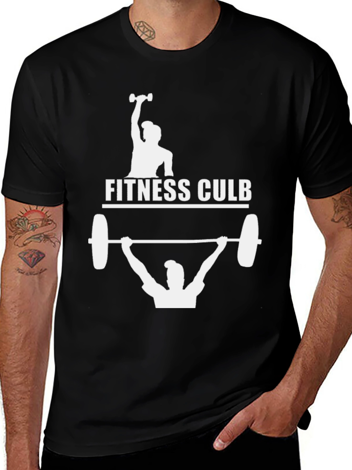 Variant 28 of Fitness Club Graphic T-Shirt - Workout Apparel