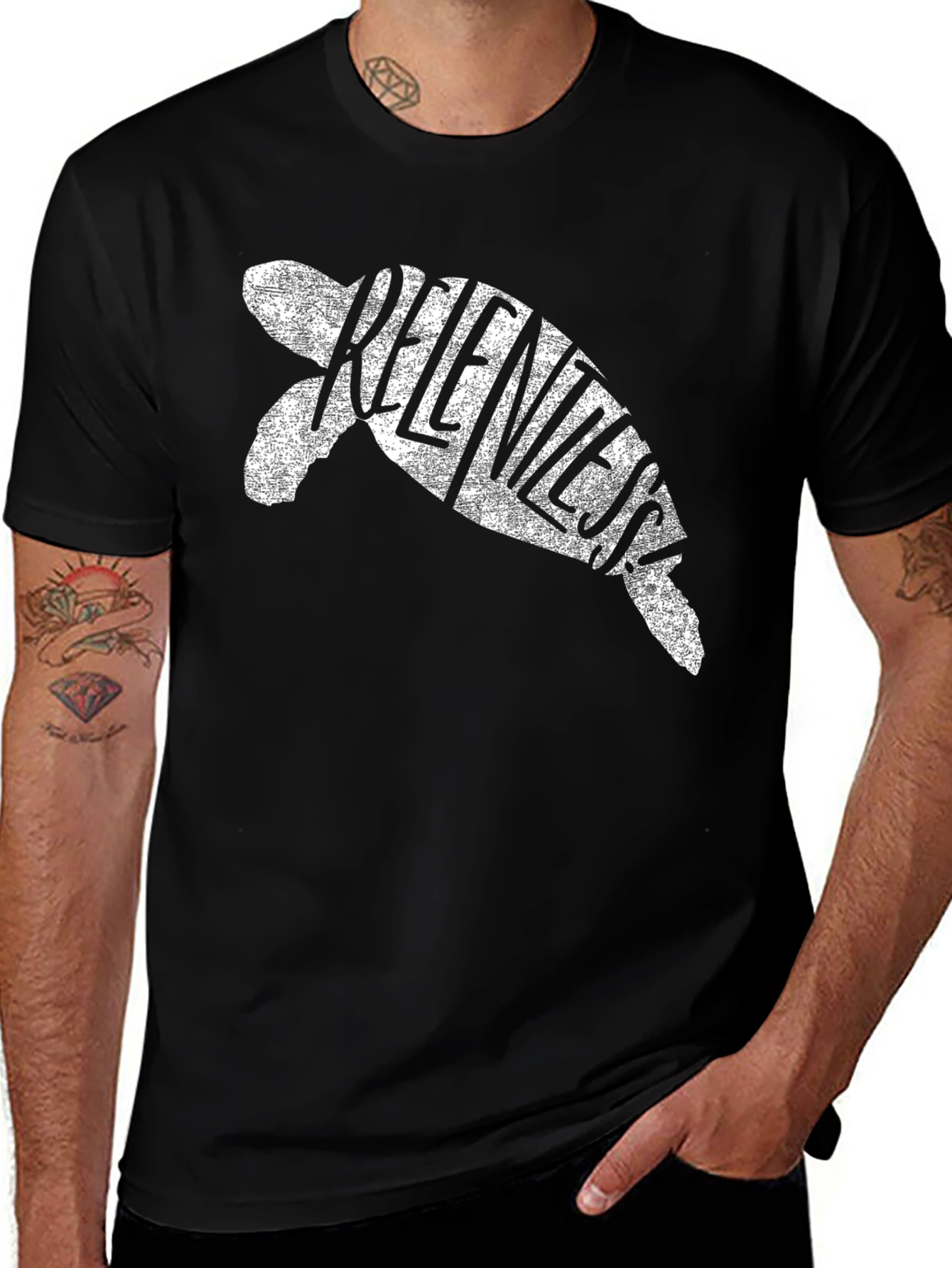 Variant 4 of Relentless Manatee Graphic T-Shirt